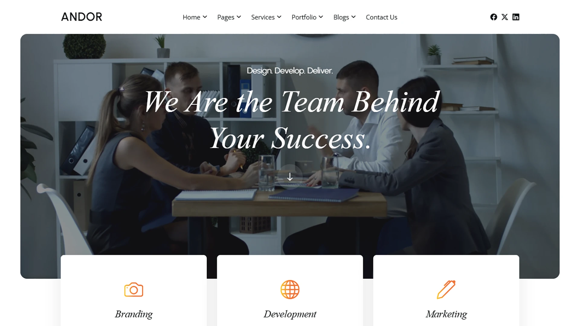 Andor - Corporate Business and Innovative HTML & Angular Template