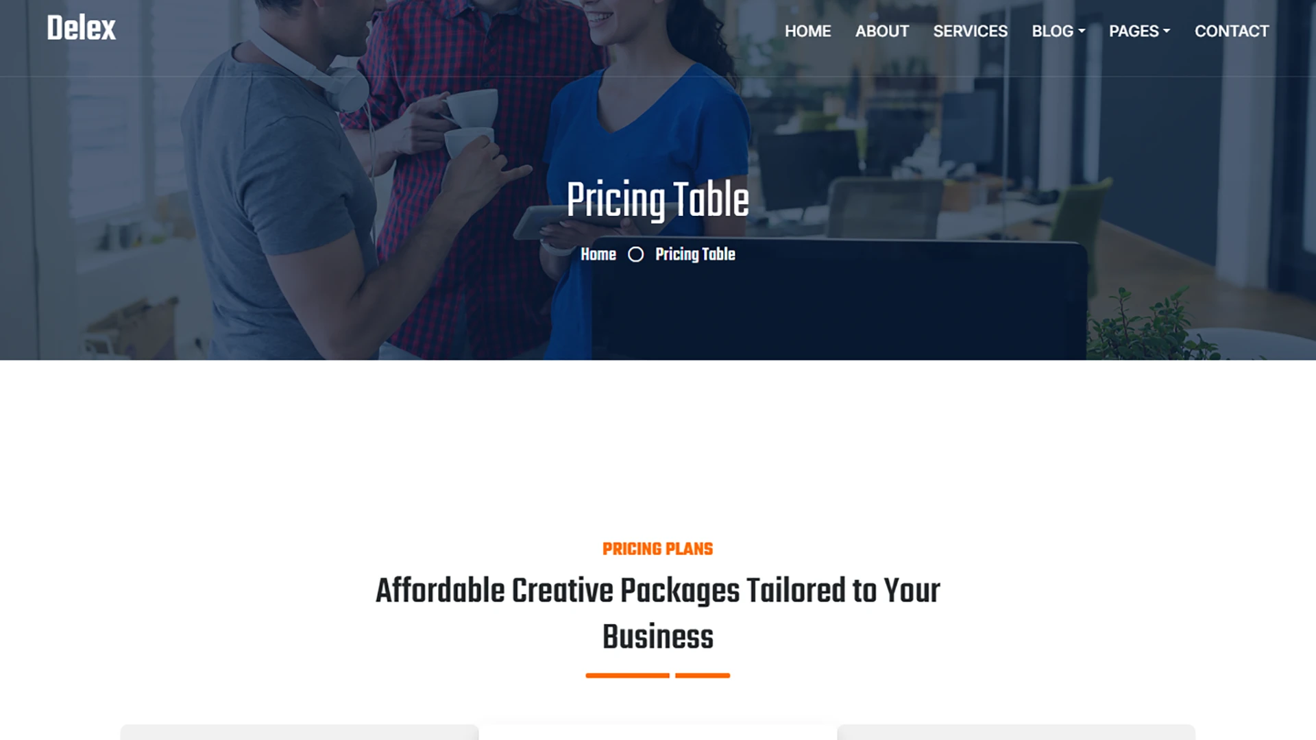 Delex - Corporate Business HTML Template
