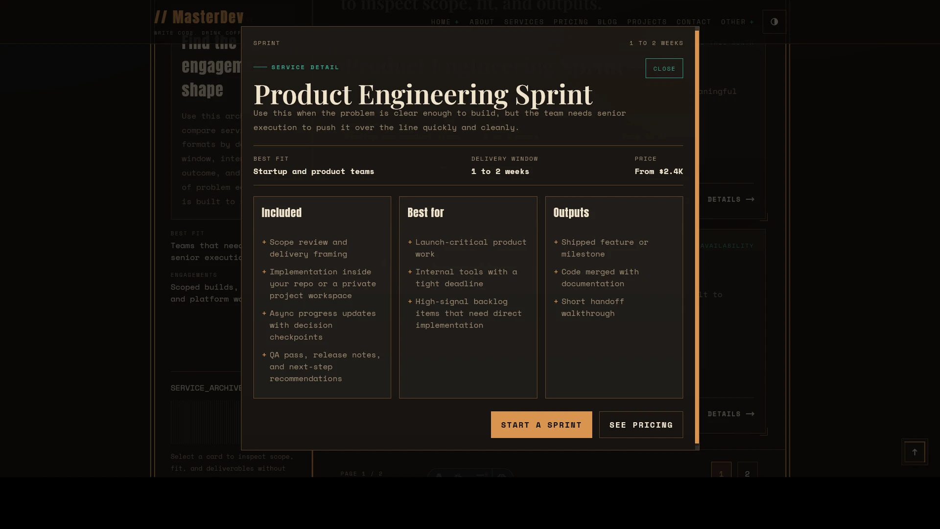 MasterDev - Developer Portfolio Astro Template with Sass & Tailwind Utilities