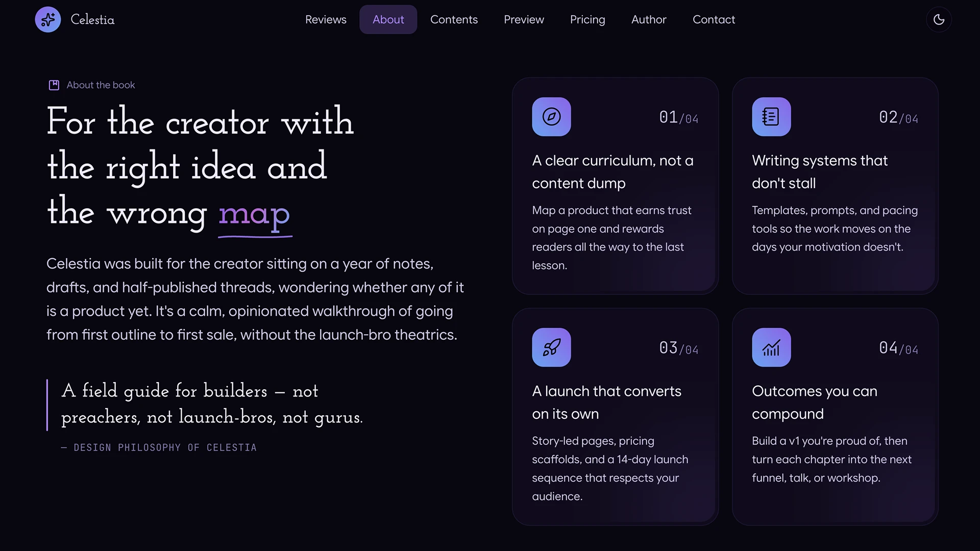 Celestia - Modern Book Launch Template