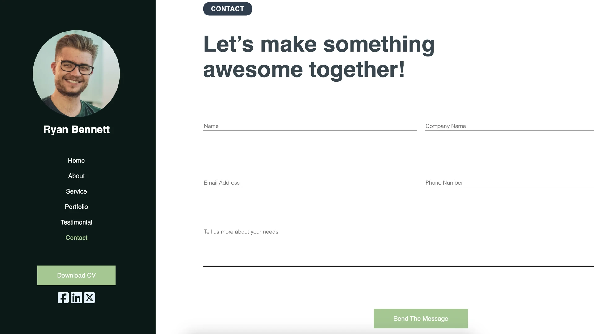 ClarifyFolio - Next.js Personal Portfolio Template