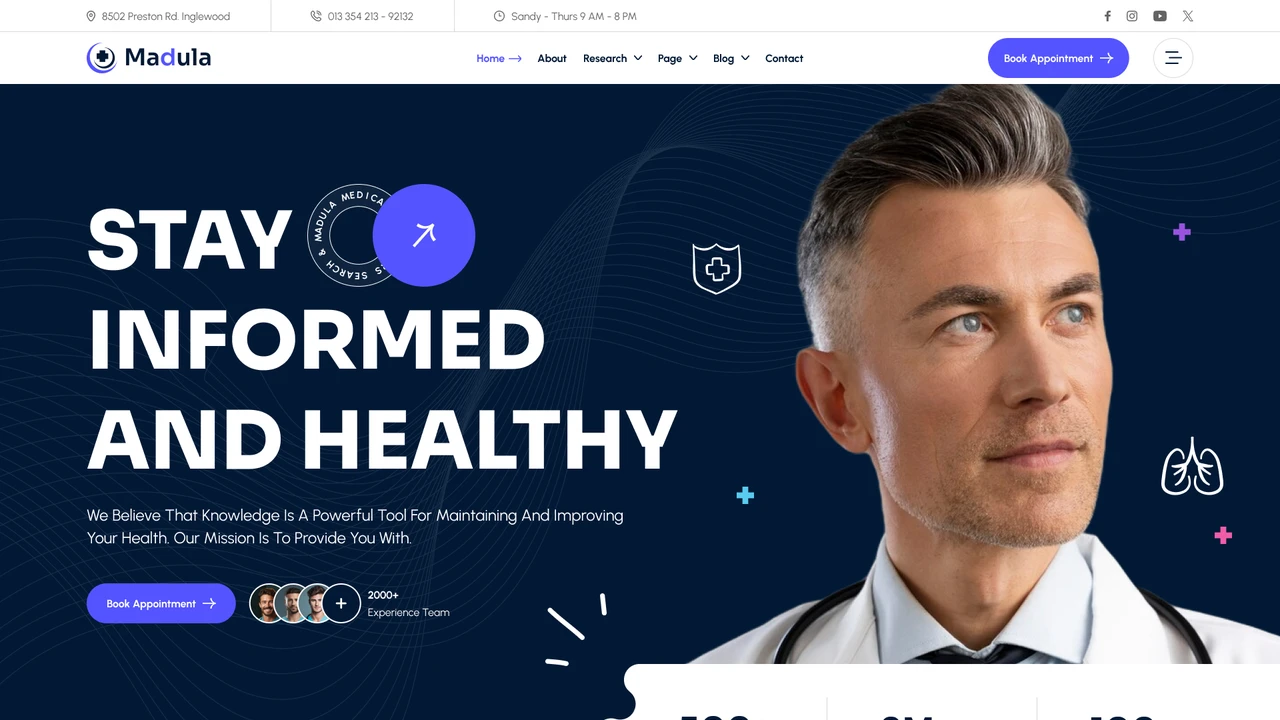 Madula - Health & Medical Figma Template
