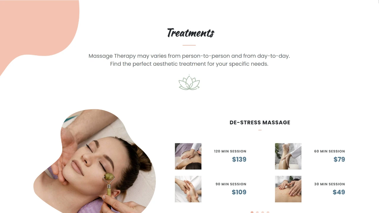 Elenia - One Page Spa & Beauty Template