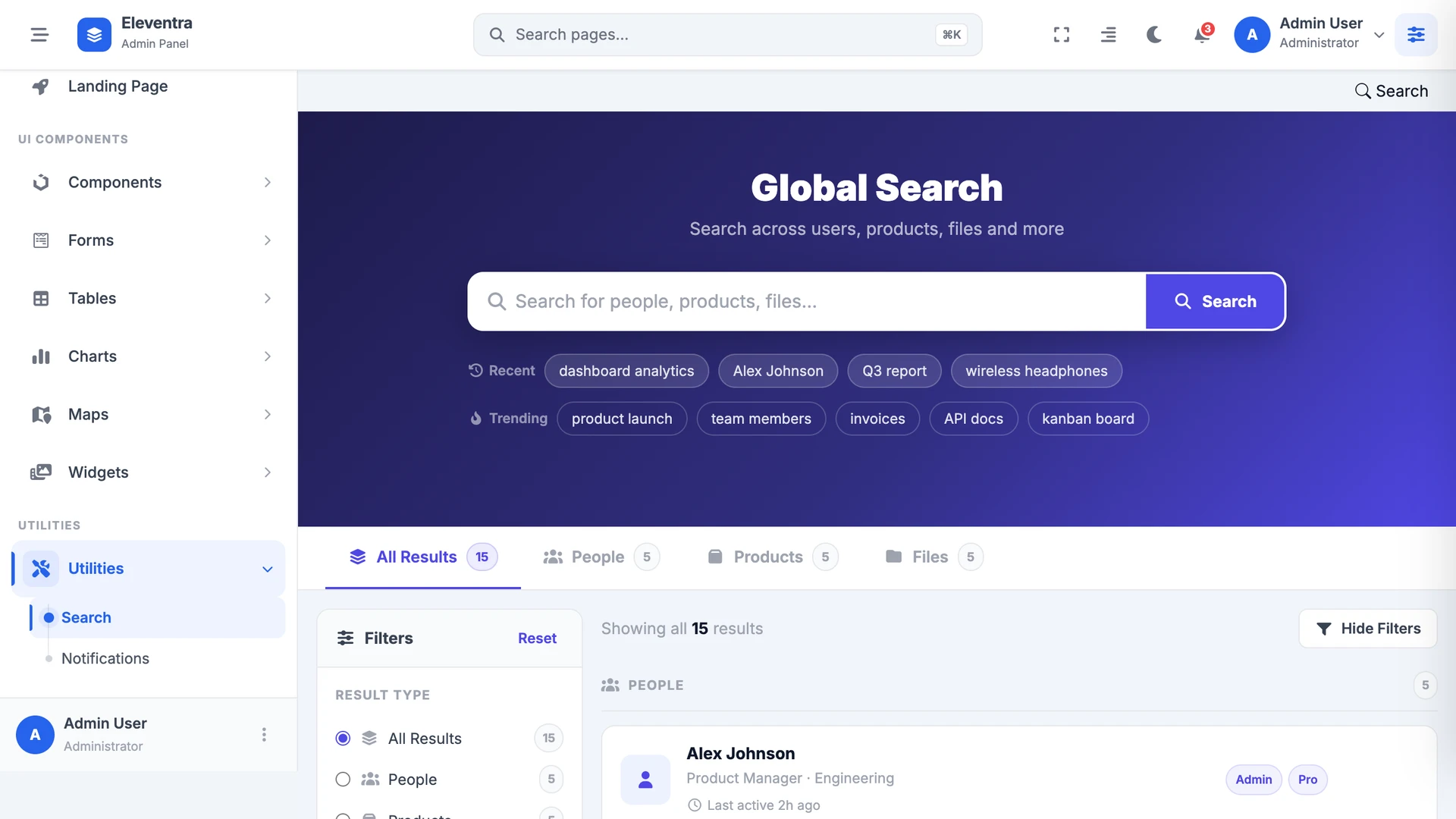 Eleventra - Angular 21 Admin Dashboard Template + UI Kit + 90+ Pages