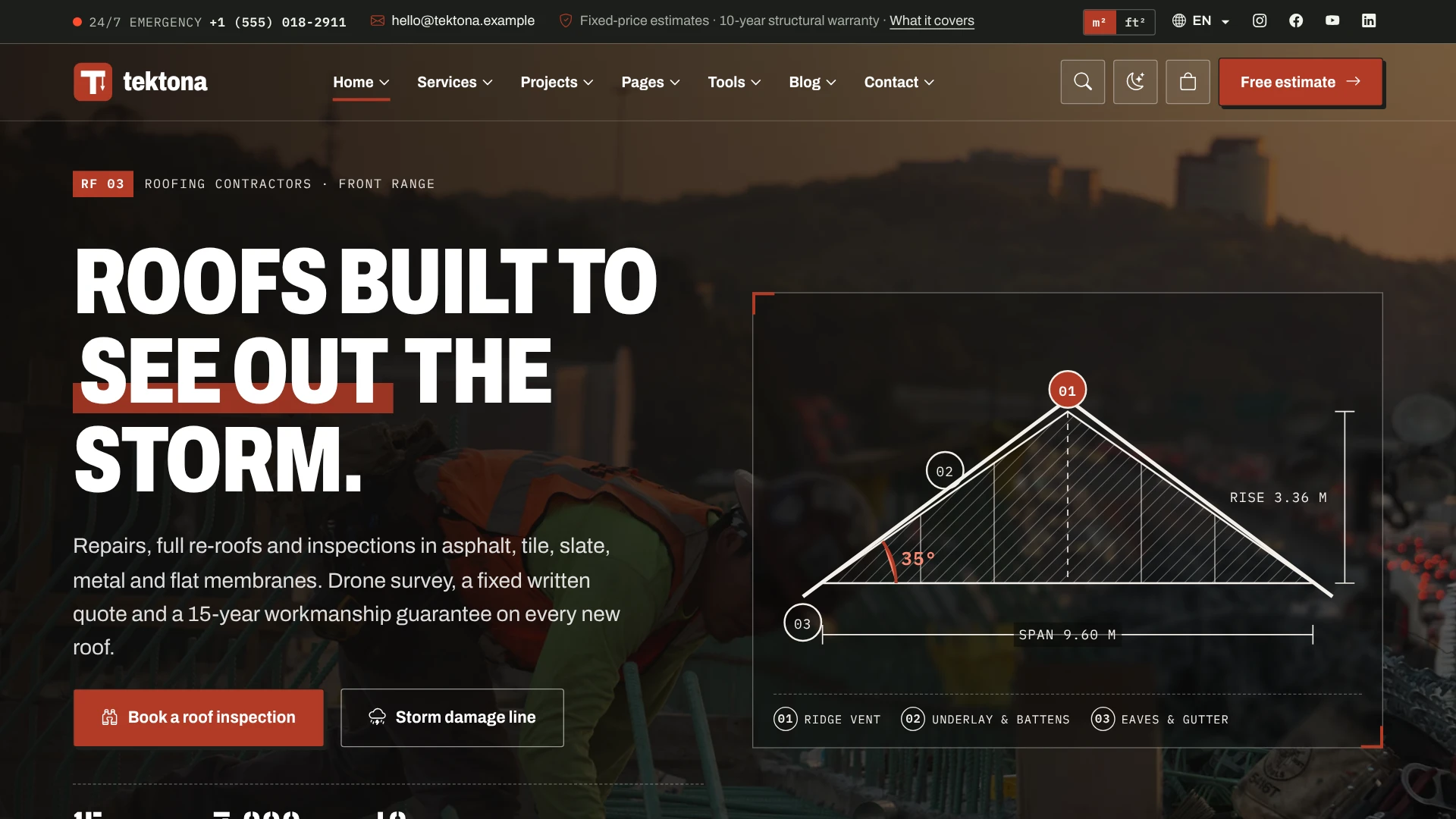 Tektona - Construction & Renovation HTML Template