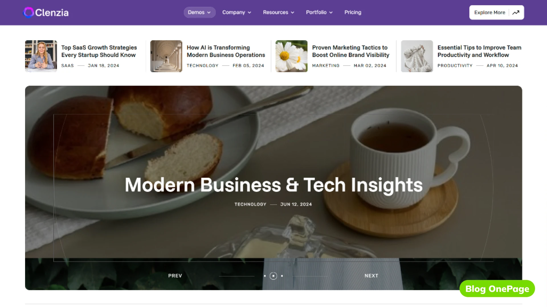Clenzia - Business & Technology PHP Template