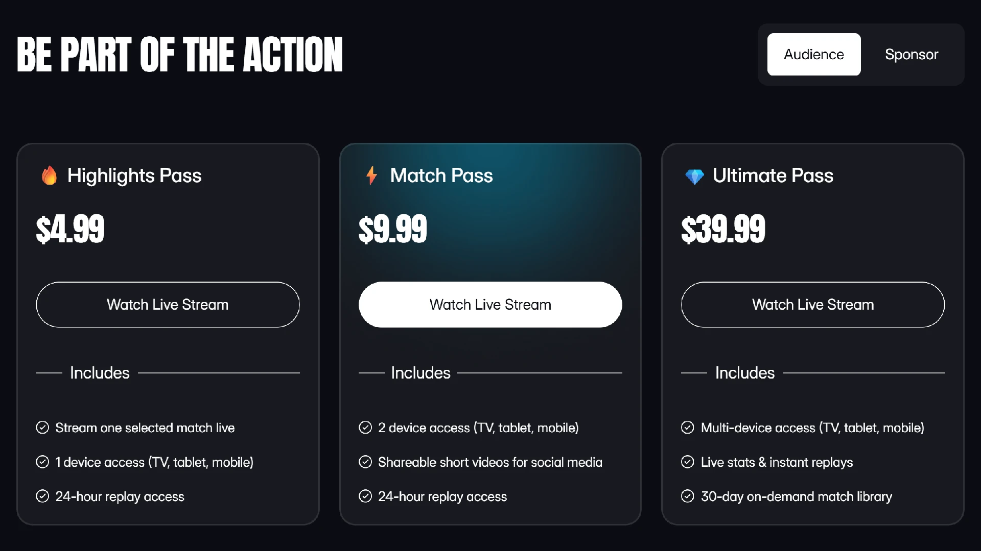 Goal - Football Tournament & Sports Streaming HTML Template