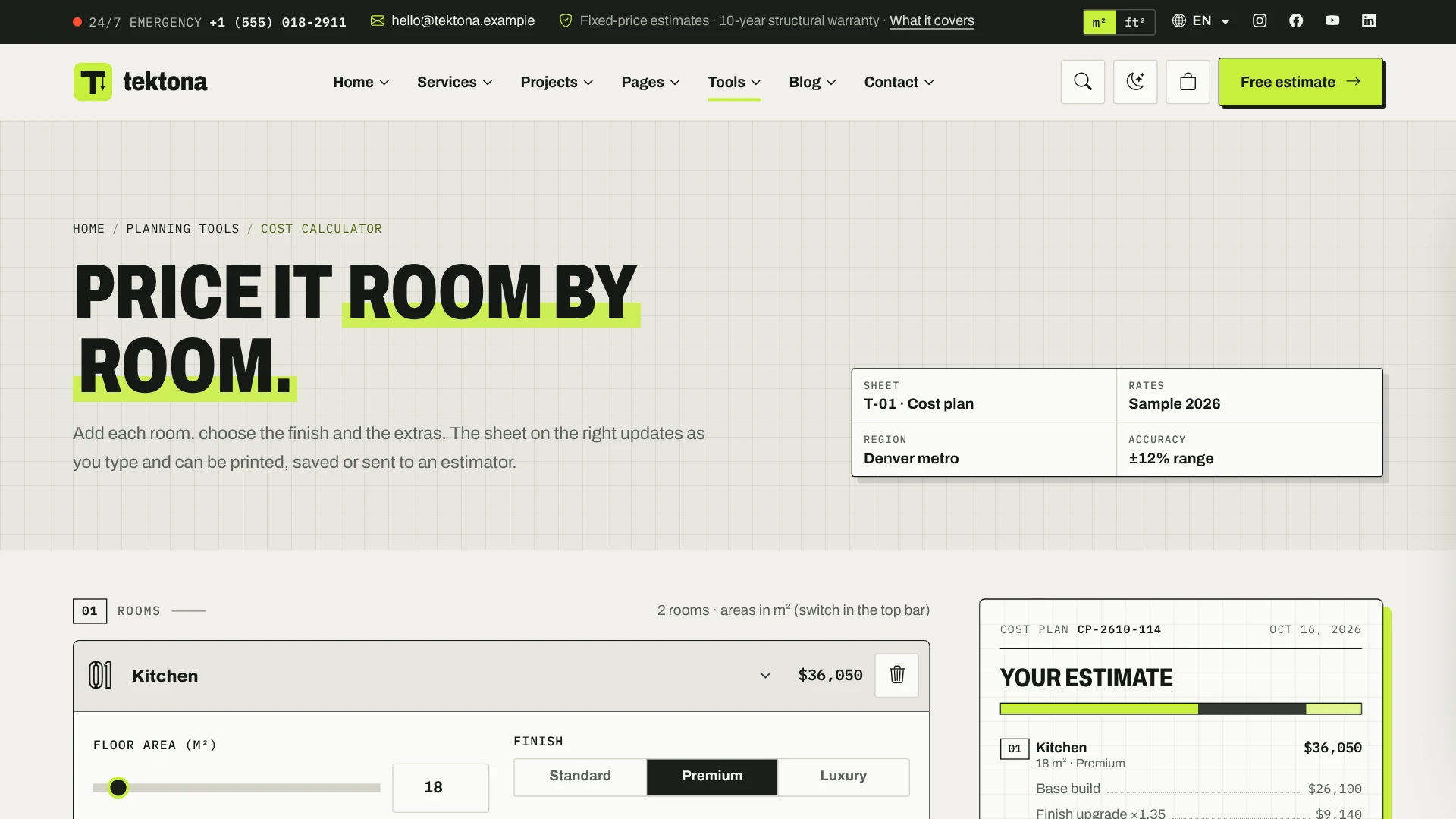 Tektona - Construction & Renovation HTML Template