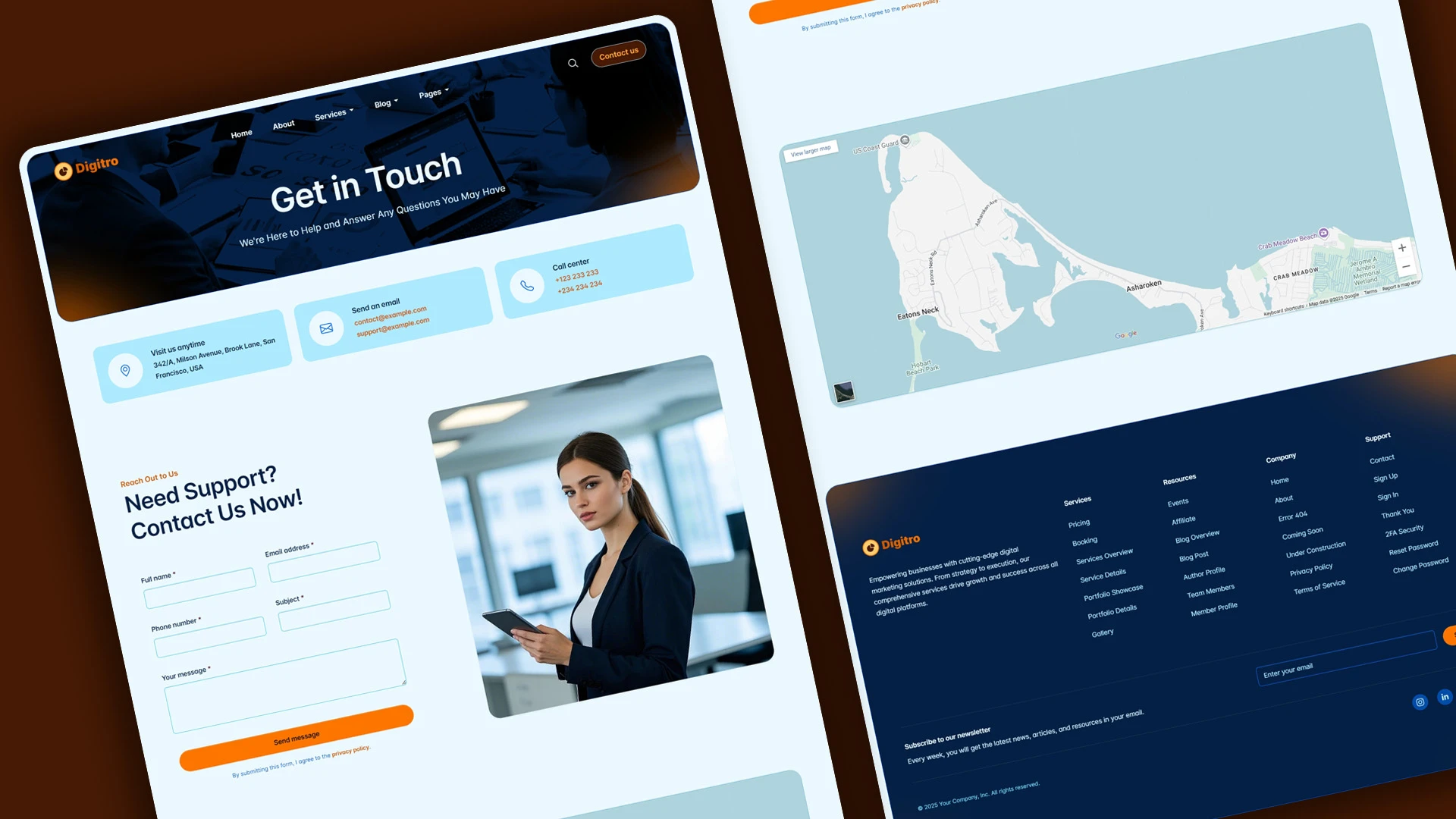 Digitro - Cutting-Edge Digital Marketing Agency HTML Website Template