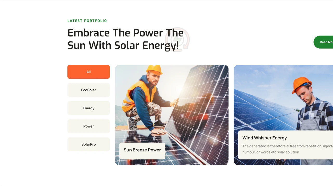 Solarex - Solar & Renewable Energy WordPress Theme