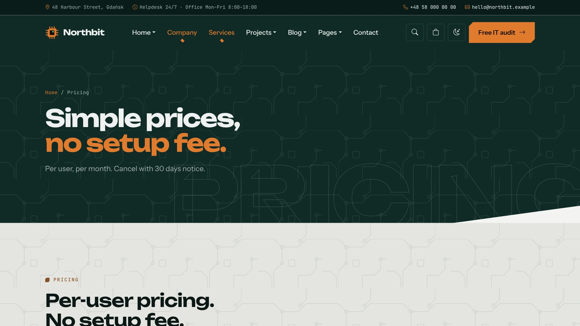 Northbit - IT Services & Solutions WordPress Theme