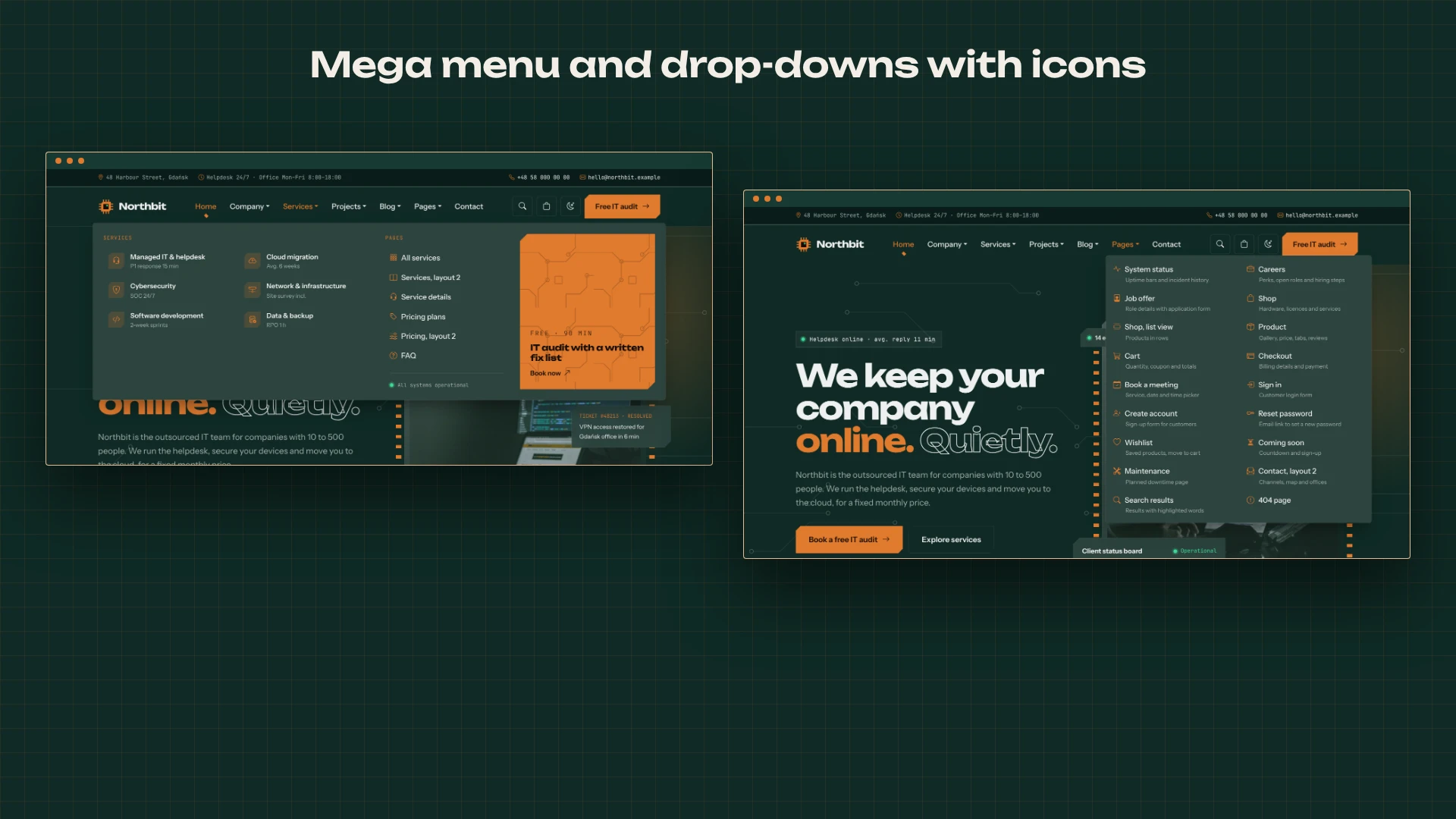 Northbit - IT Services & Solutions WordPress Theme