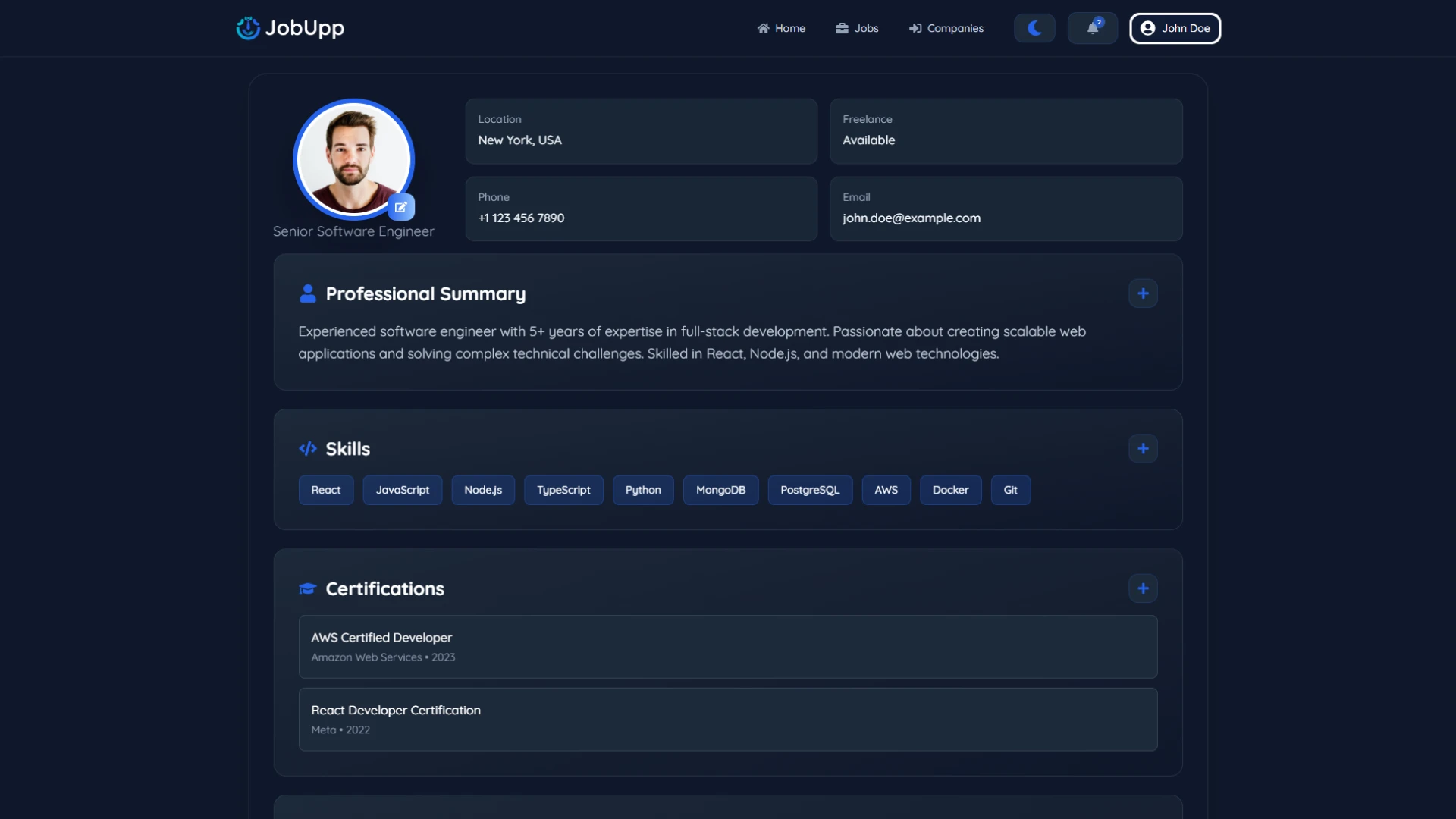 JobUpp - Job Portal Website Template Modern Job Board Platform