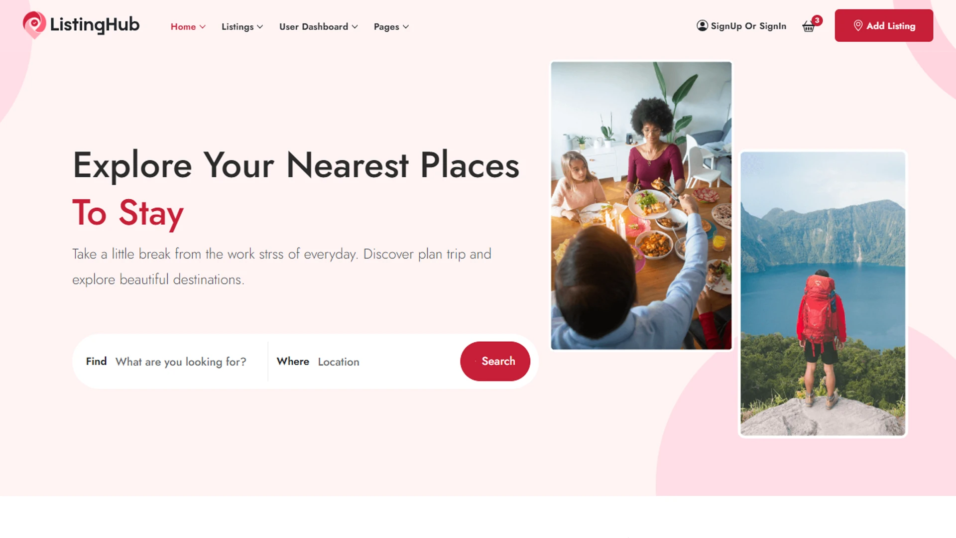 ListingHub - Nuxt Business Directory & Listing Template