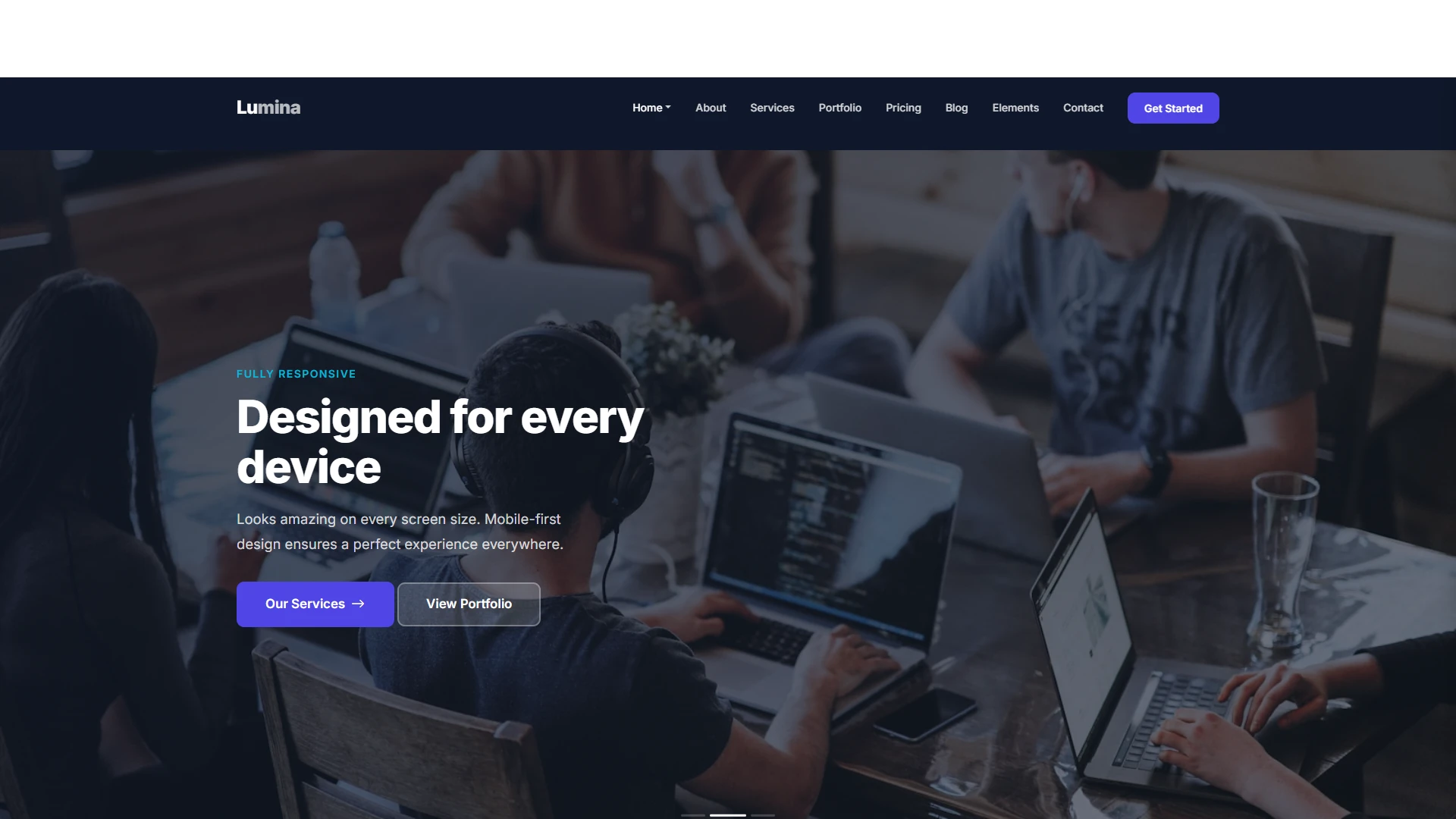 Lumina - Clean and Modular Multi-Page Bootstrap 5 HTML Template