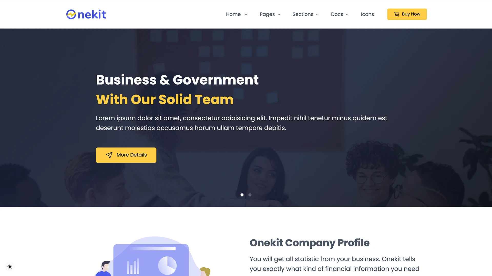 Onekit - Bootstrap 5 Landing Page