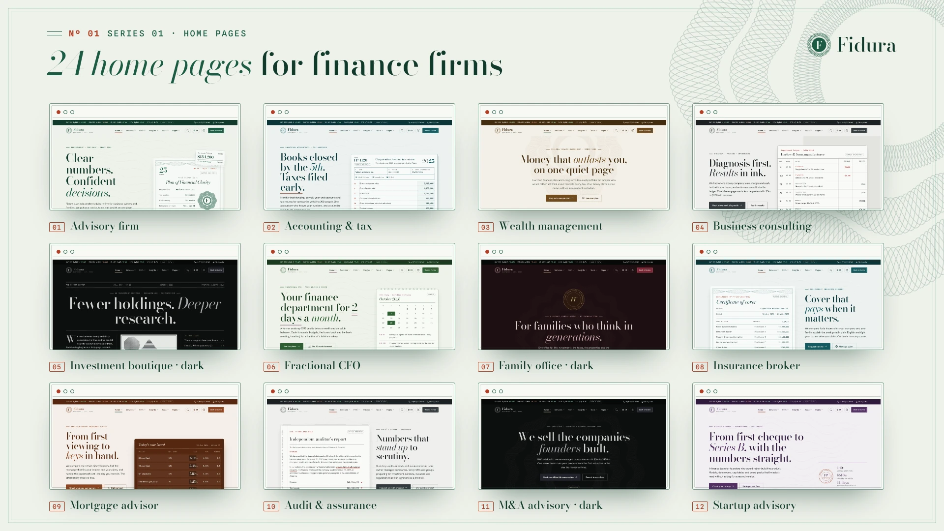 Fidura - Consulting & Finance WordPress Theme (Screenshot 1 of 18)