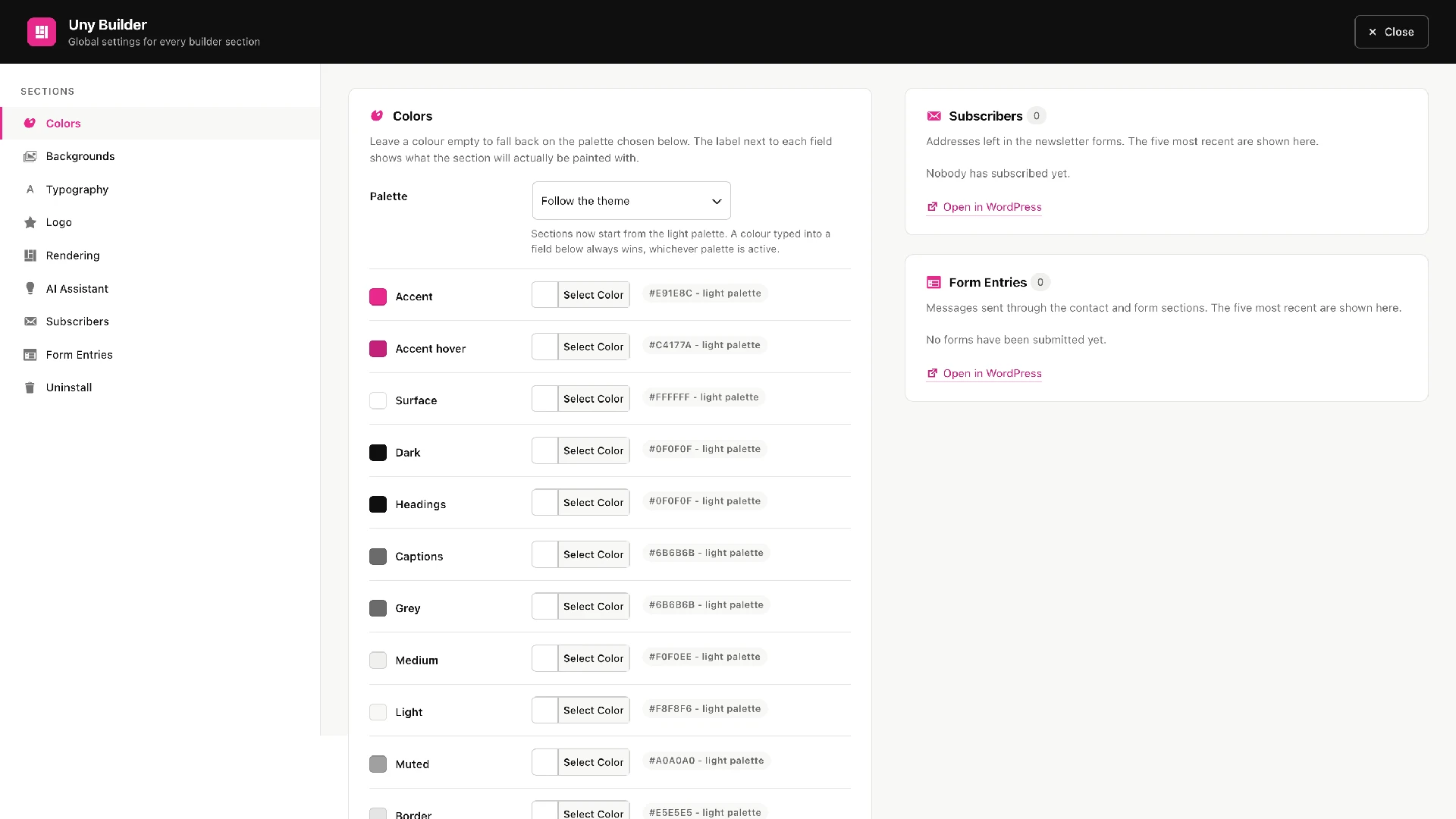 Uny AI - WordPress Theme with Flexible Section Builder