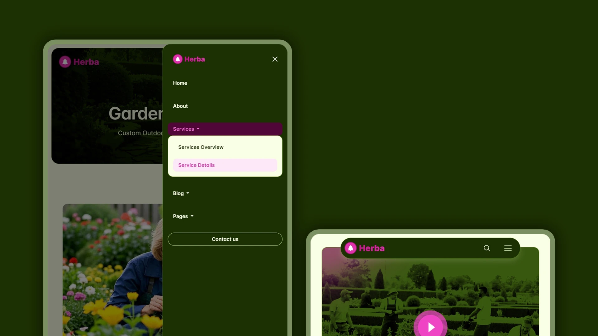 Herba - Innovative Landscaping and Green Spaces HTML Website Template
