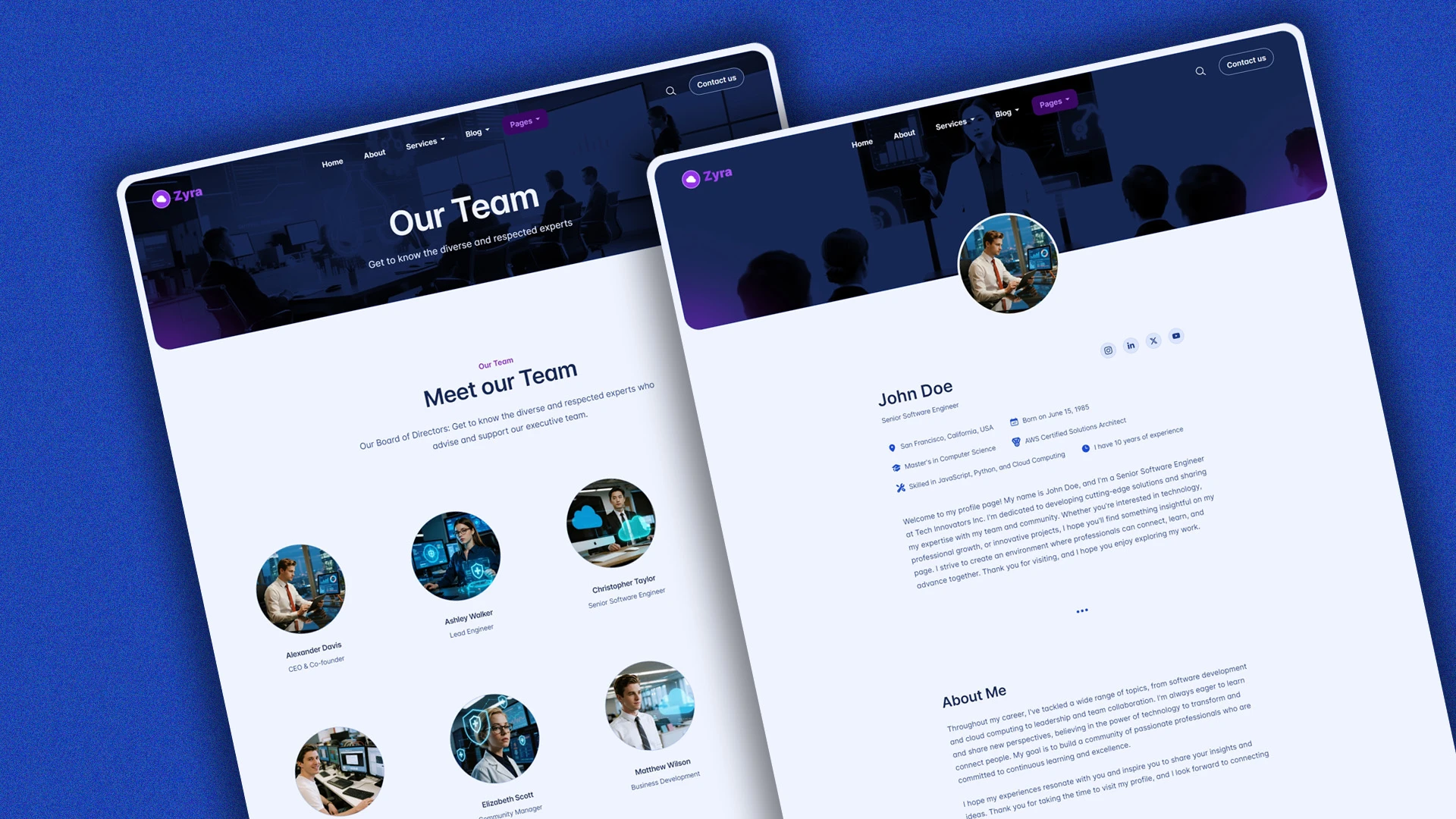 Zyra - Multipurpose IT Solutions & Business Services HTML Website Template
