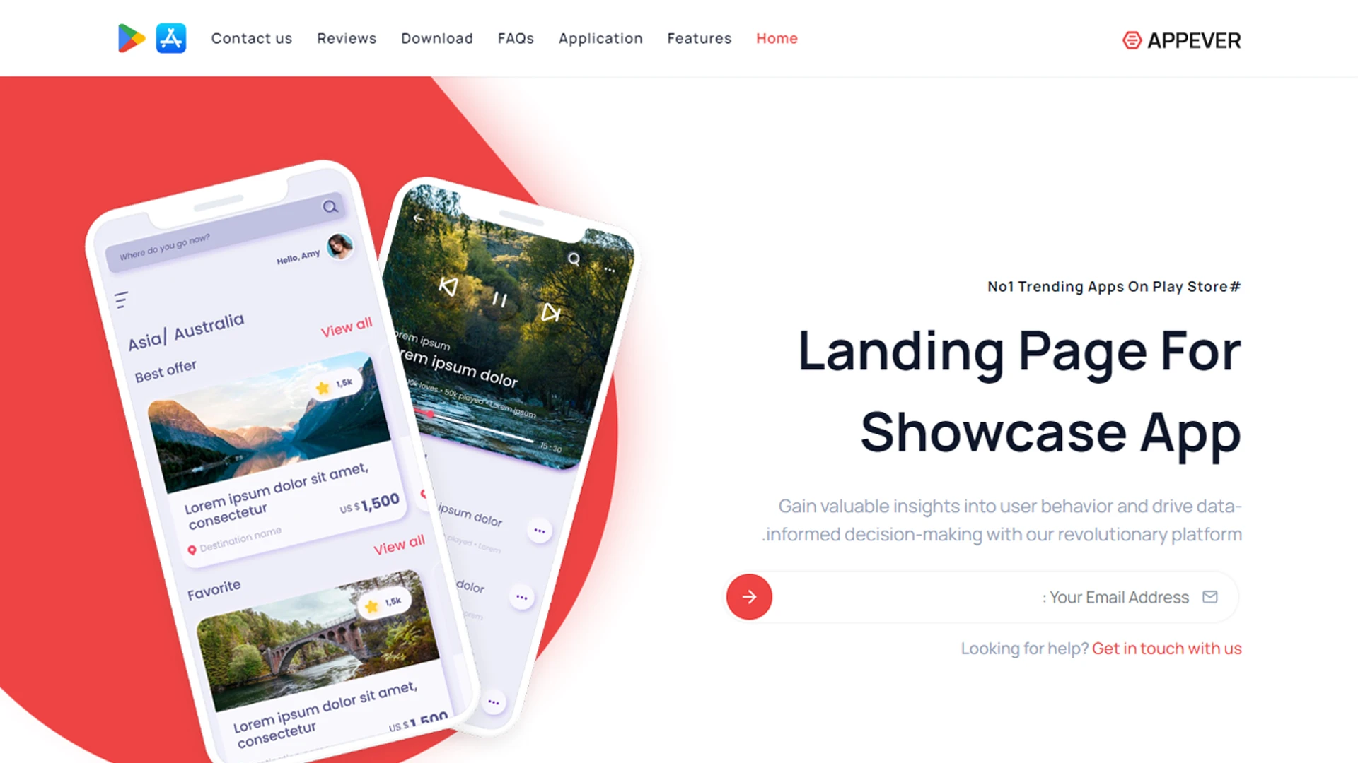 Appever - App Landing HTML Template