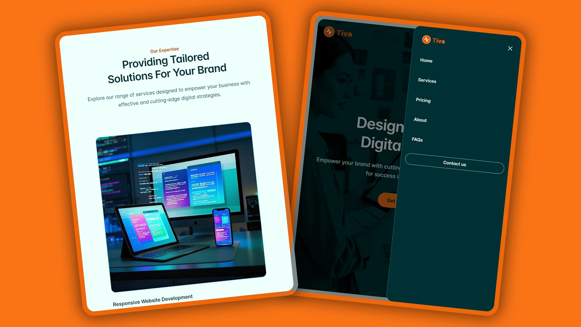 Tiva - Premium Web Design Agency HTML Landing Page Template