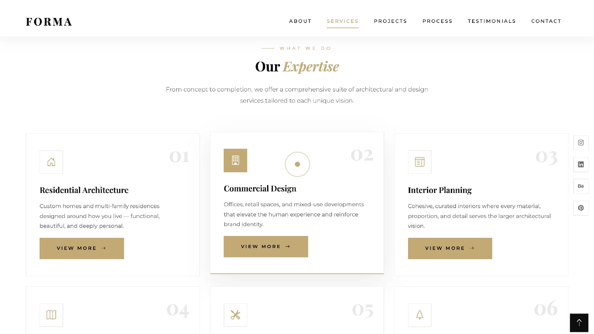 Forma - Architecture & Interior Design Studio HTML5 Template