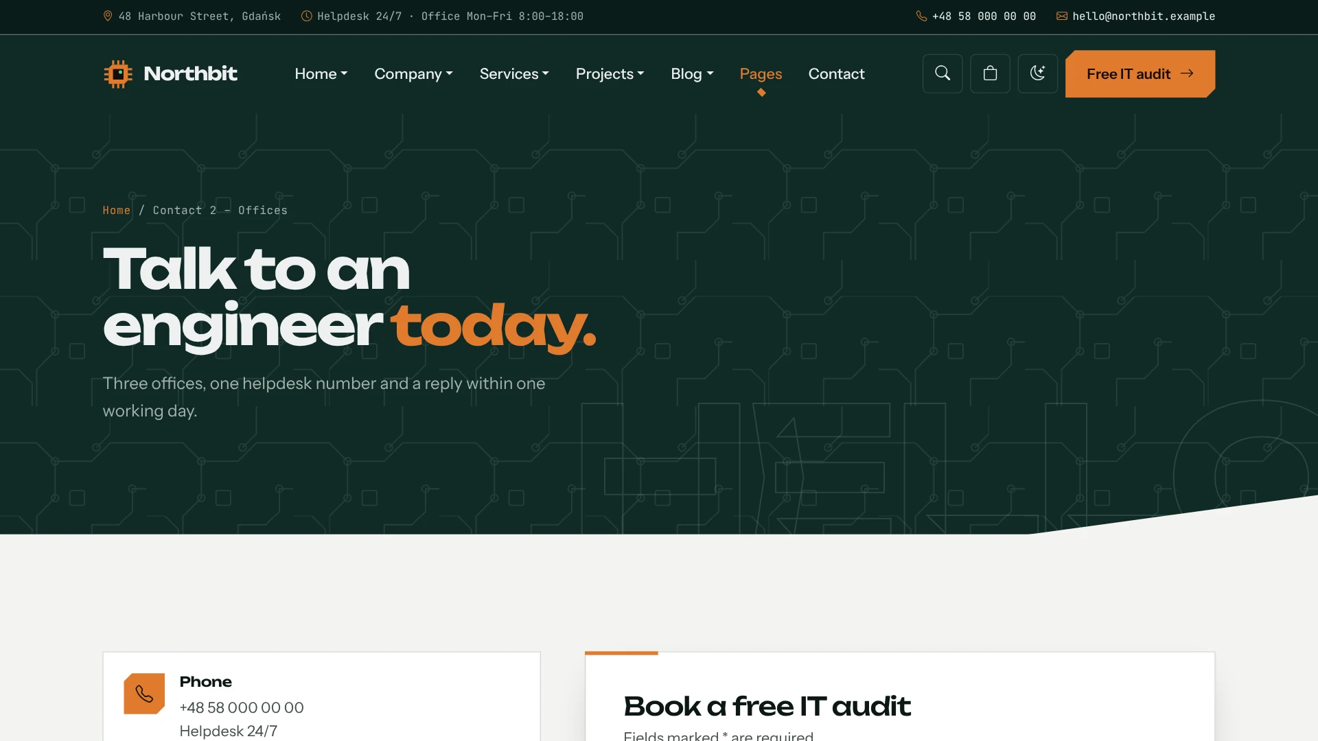 Northbit - IT Services & Solutions WordPress Theme