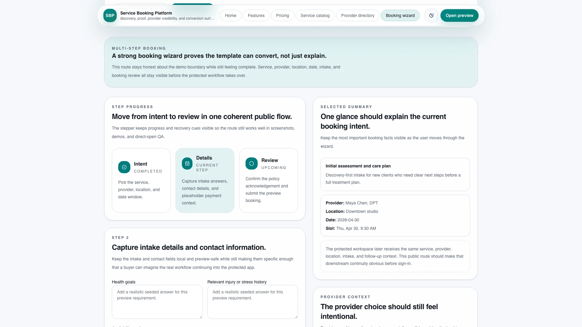 ServiceFlow - Service Booking Platform, CRM & Admin Template