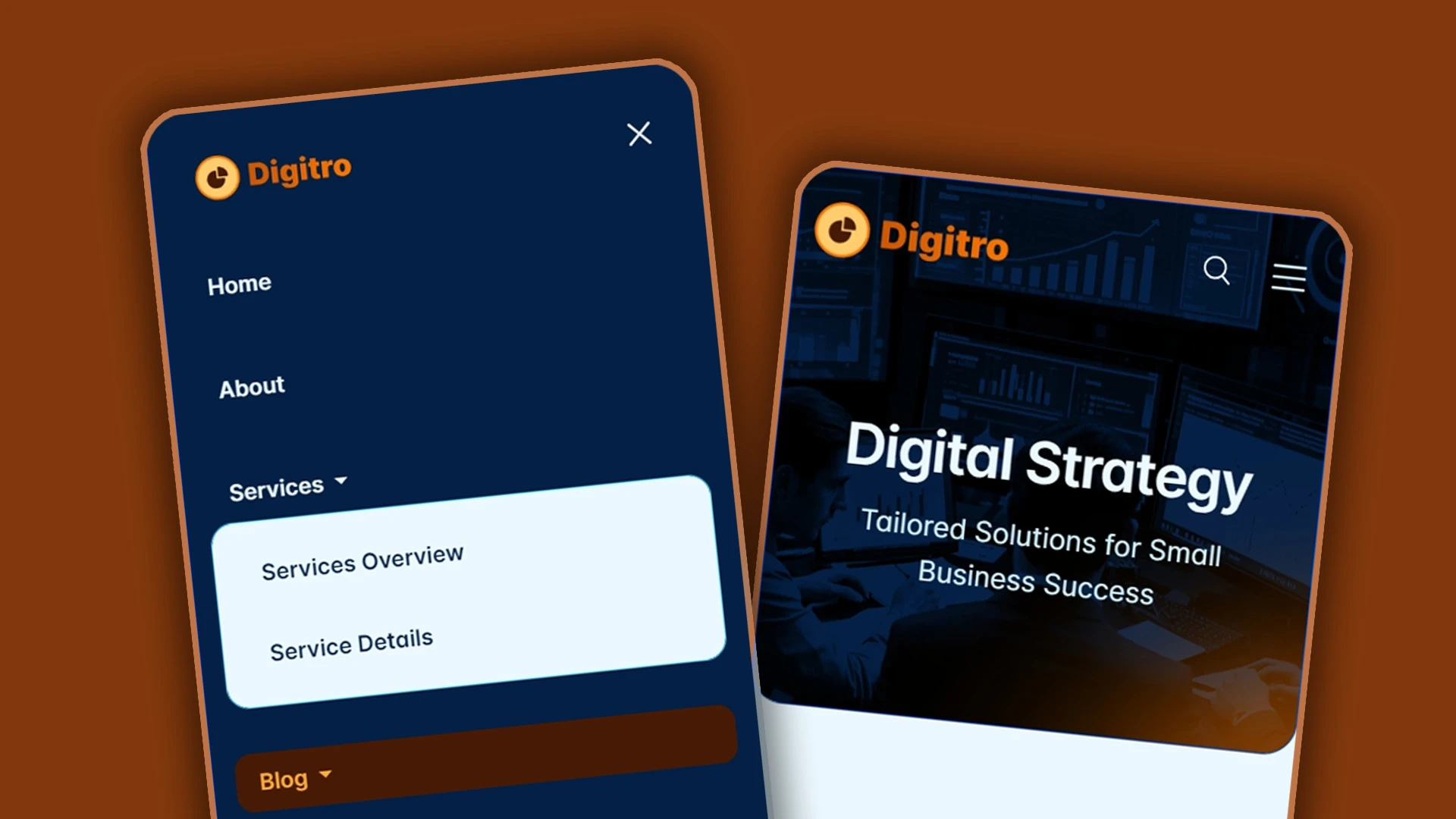 Digitro - Cutting-Edge Digital Marketing Agency HTML Website Template