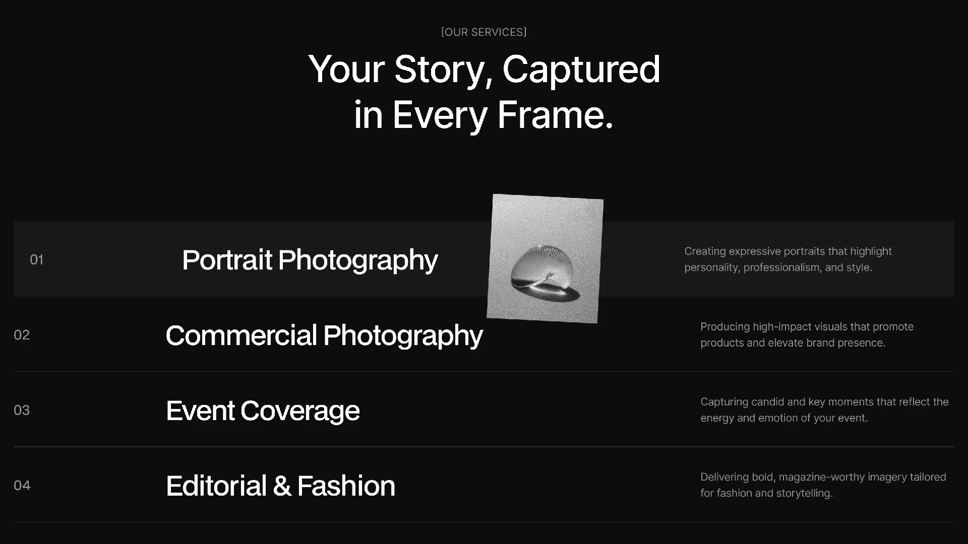 Golden Flash - Photography & Creative Studio HTML Template
