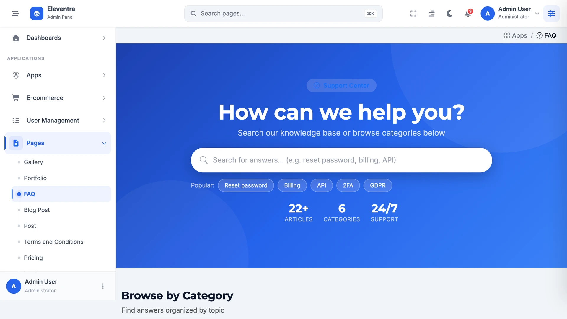 Eleventra - Angular 21 Admin Dashboard Template + UI Kit + 90+ Pages