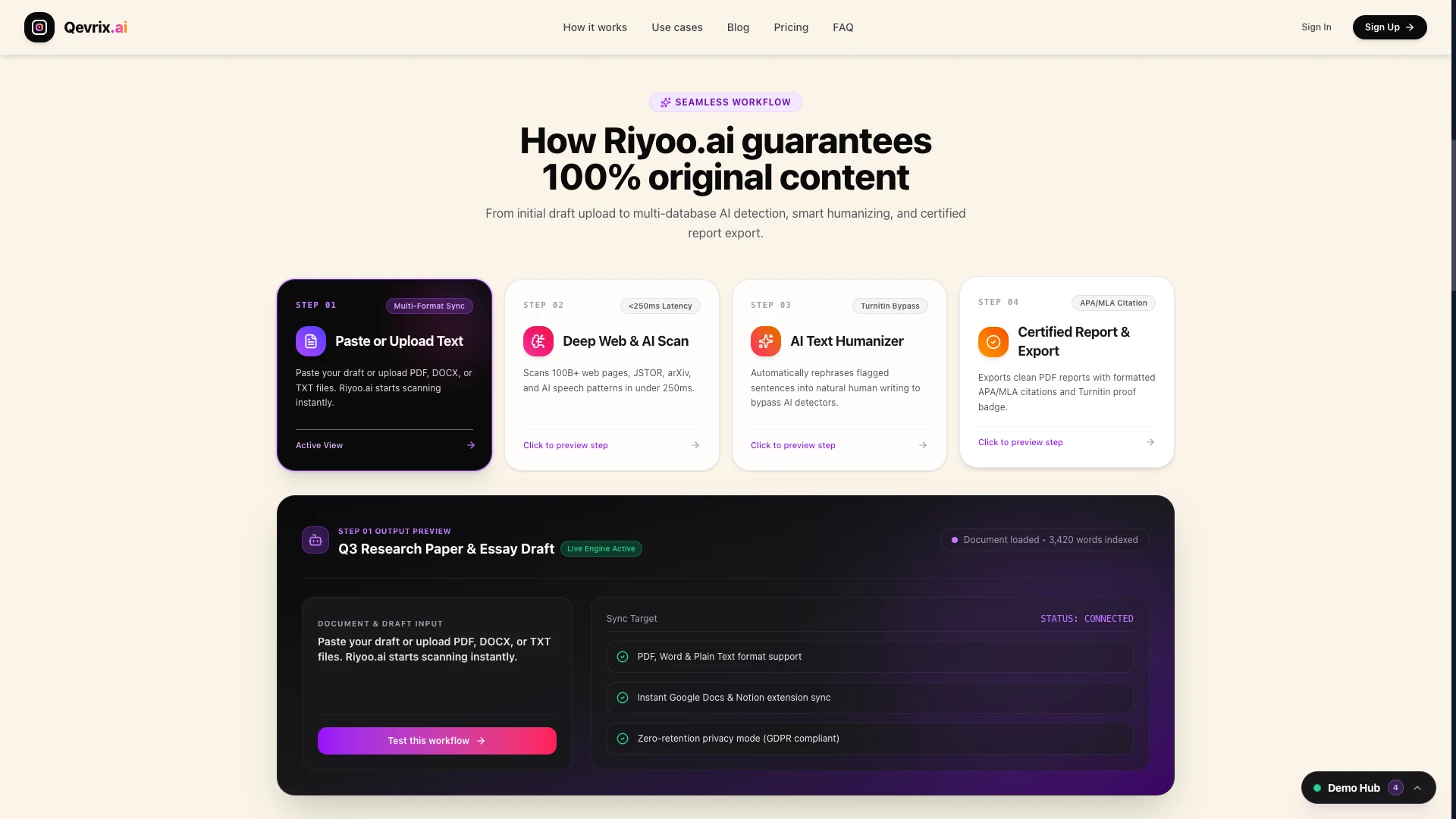 Qevrix - Next.js AI SaaS, Enterprise & Portfolio Landing Page Collection