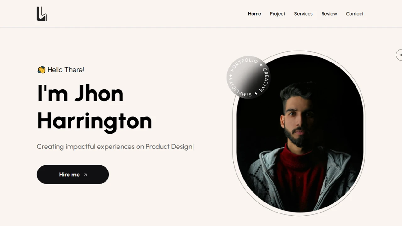 Lucas - Minimal Creative Portfolio HTML Template