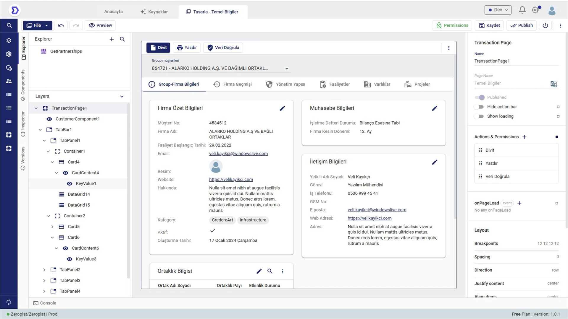 Zeroplat - Low-Code Application Development Platform
