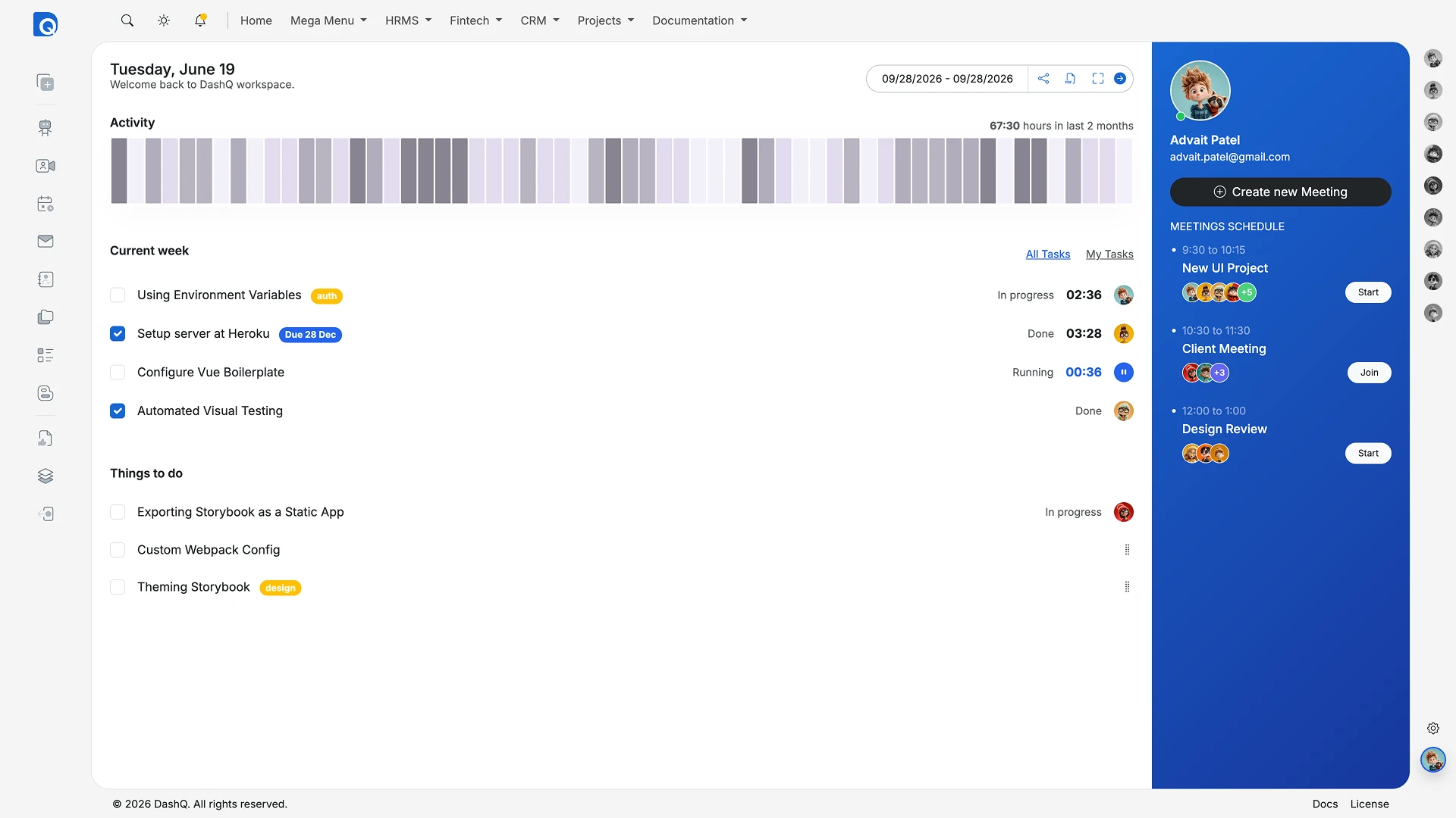 DashQ - Multipurpose Bootstrap HTML Admin Dashboard Template