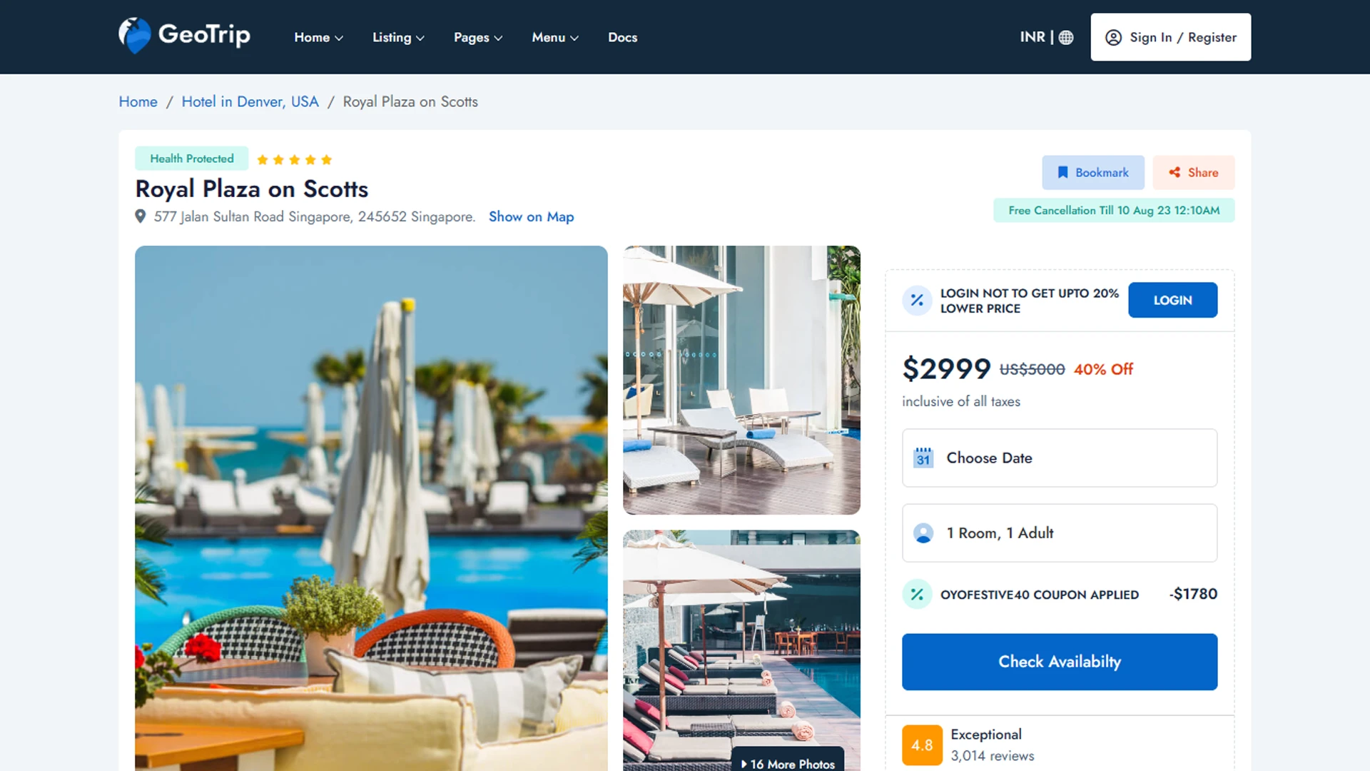 GeoTrip - CakePHP Multipurpose Business Listing & Booking Template