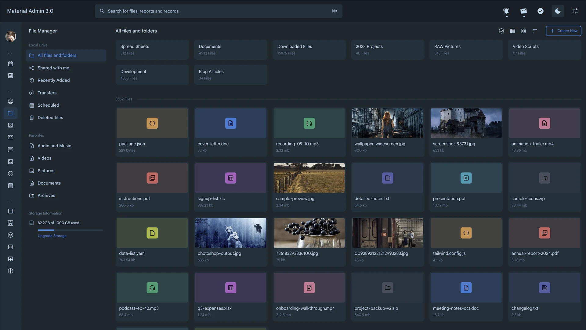 Material Admin - Responsive Admin Template