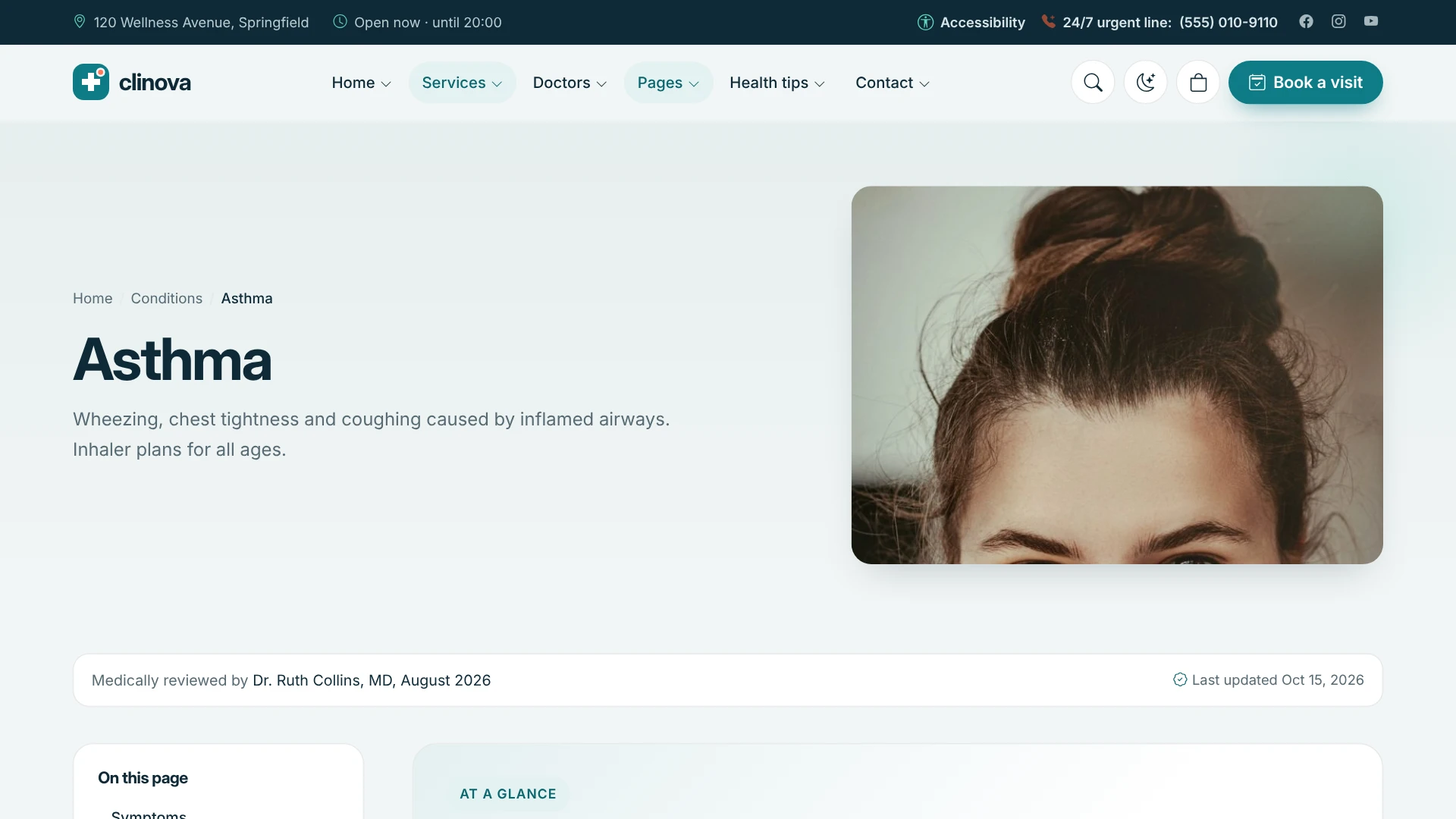 Clinova - Medical Clinic & Healthcare WordPress Theme