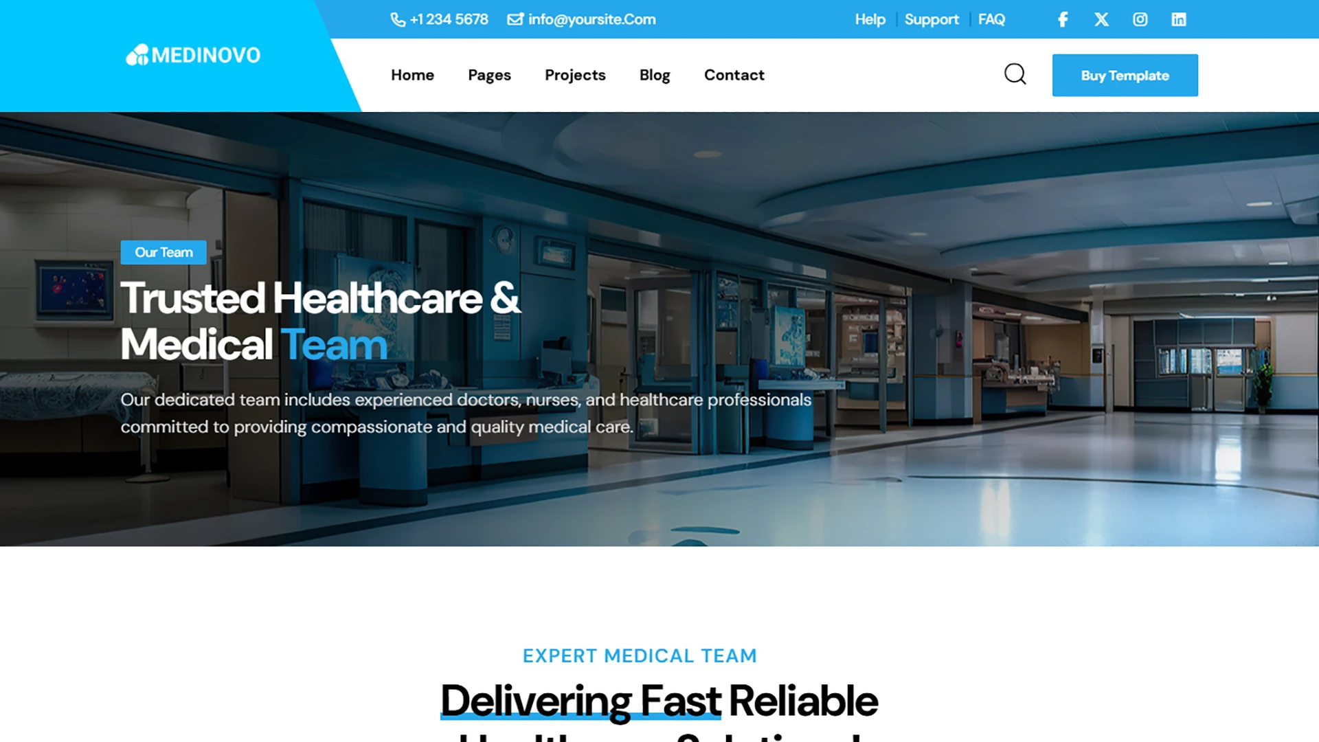 Medinovo - Medical & Healthcare HTML Template