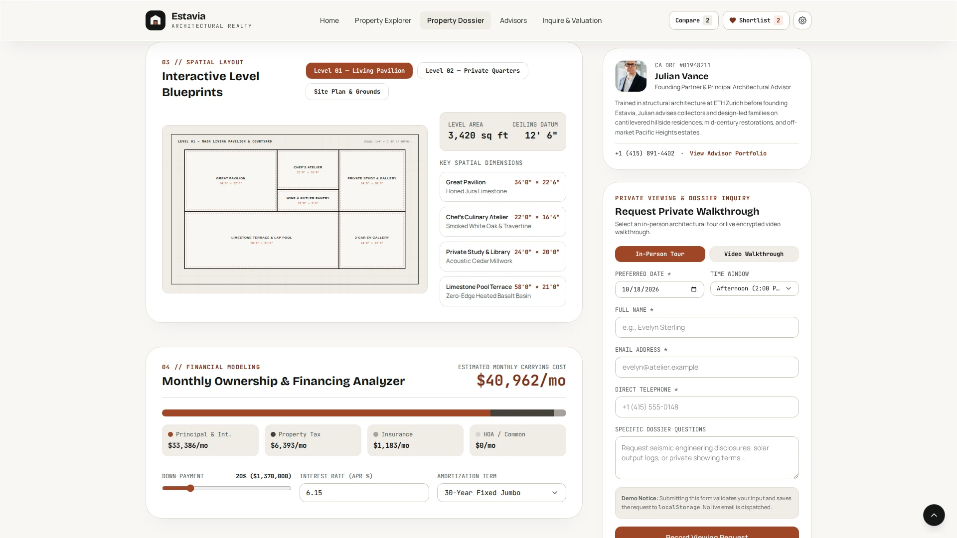 Estavia - Real Estate & Property Explorer HTML Template