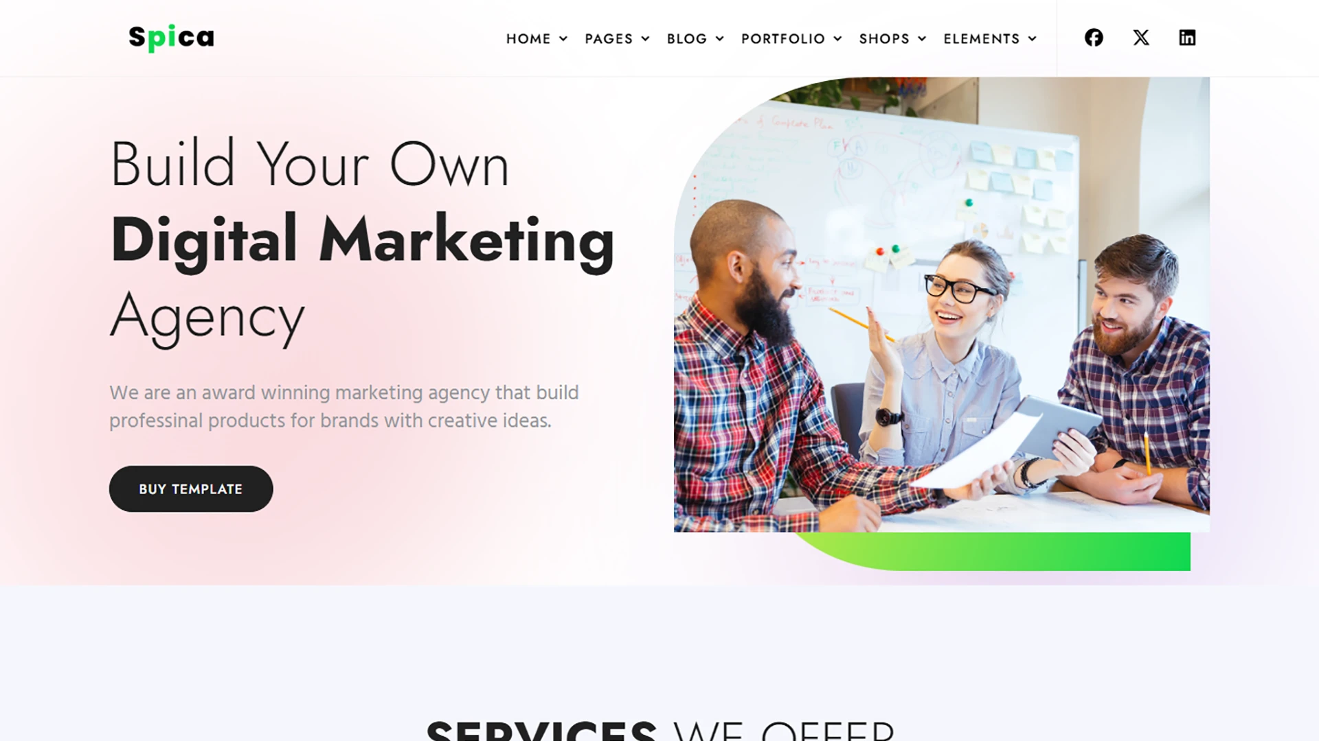 Spica - Creative Multipurpose HTML Template