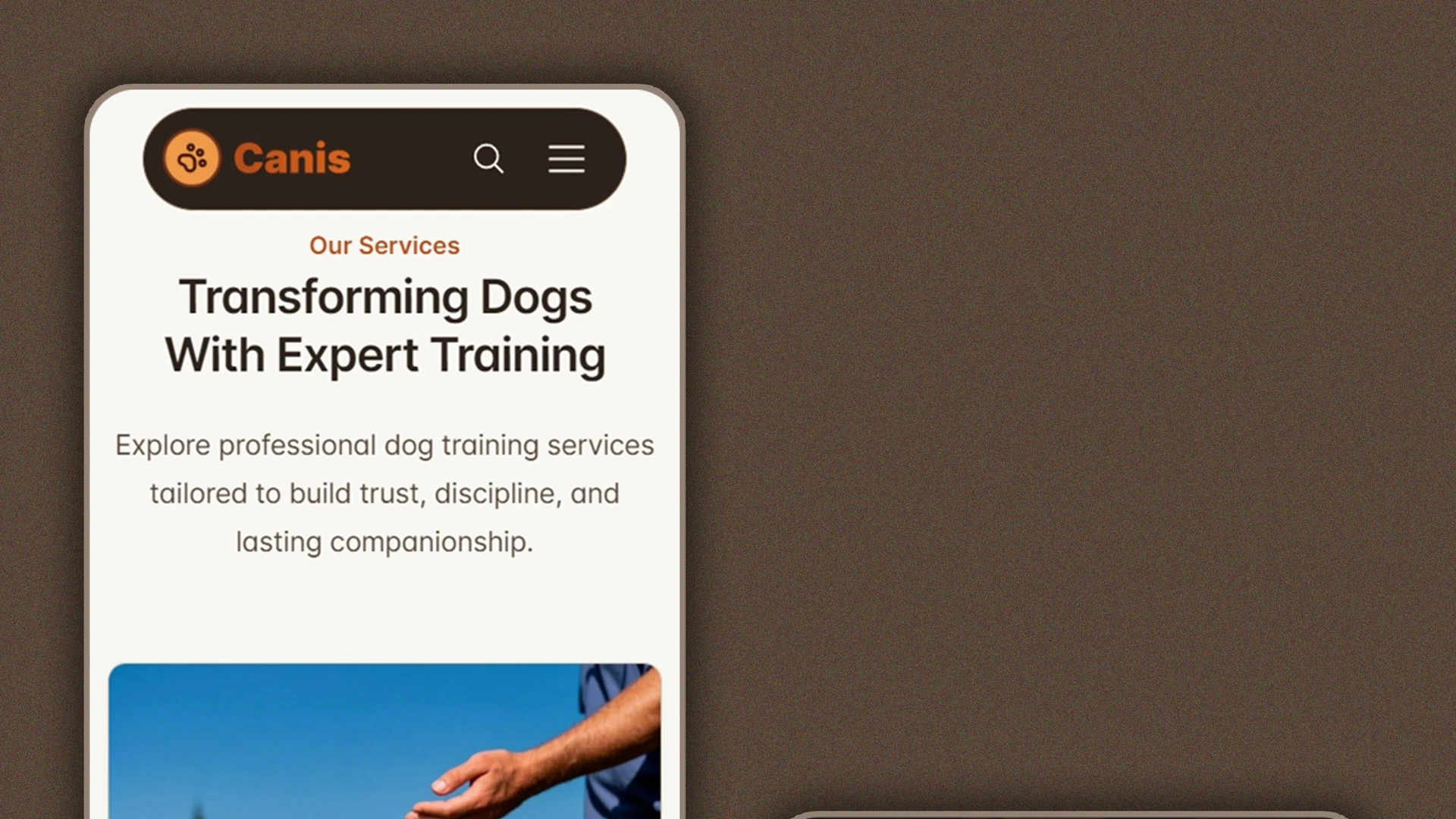 Canis - Professional Dog Training Services HTML Website Template