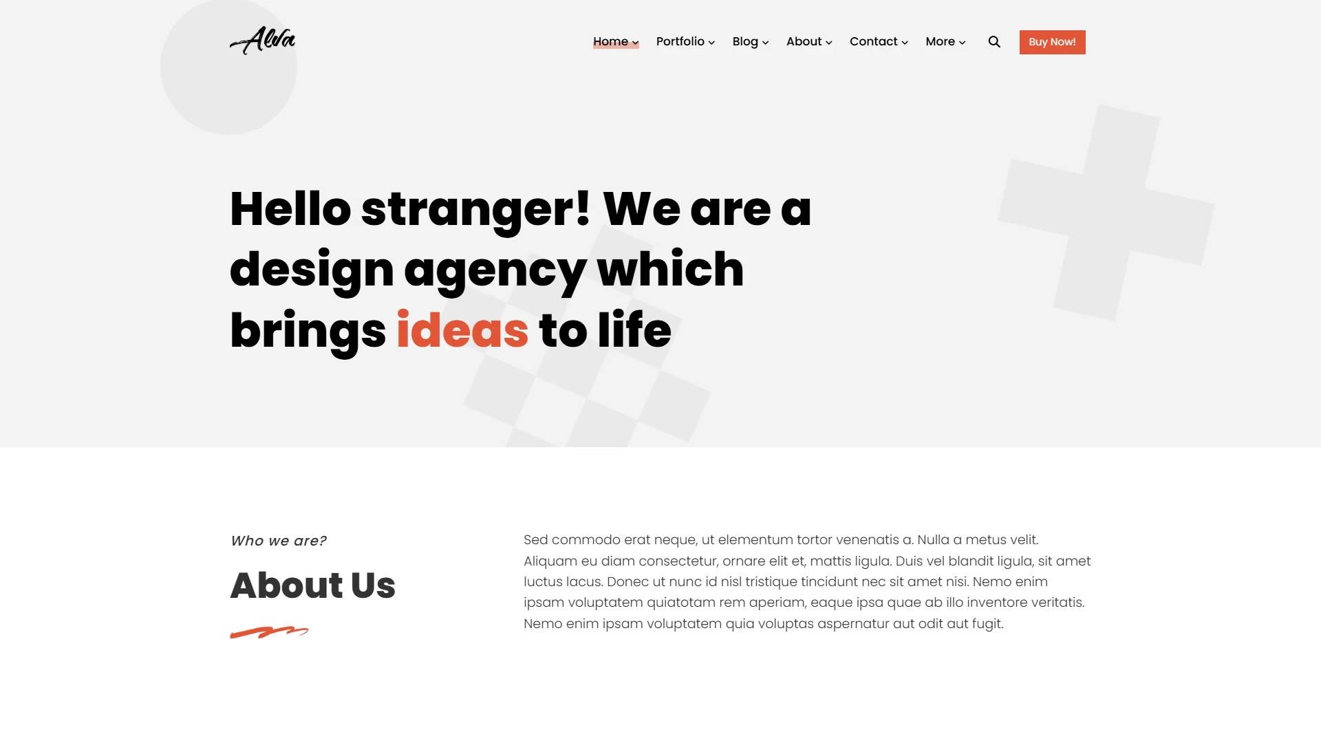 Alva - Creative Portfolio Showcase HTML Website Template