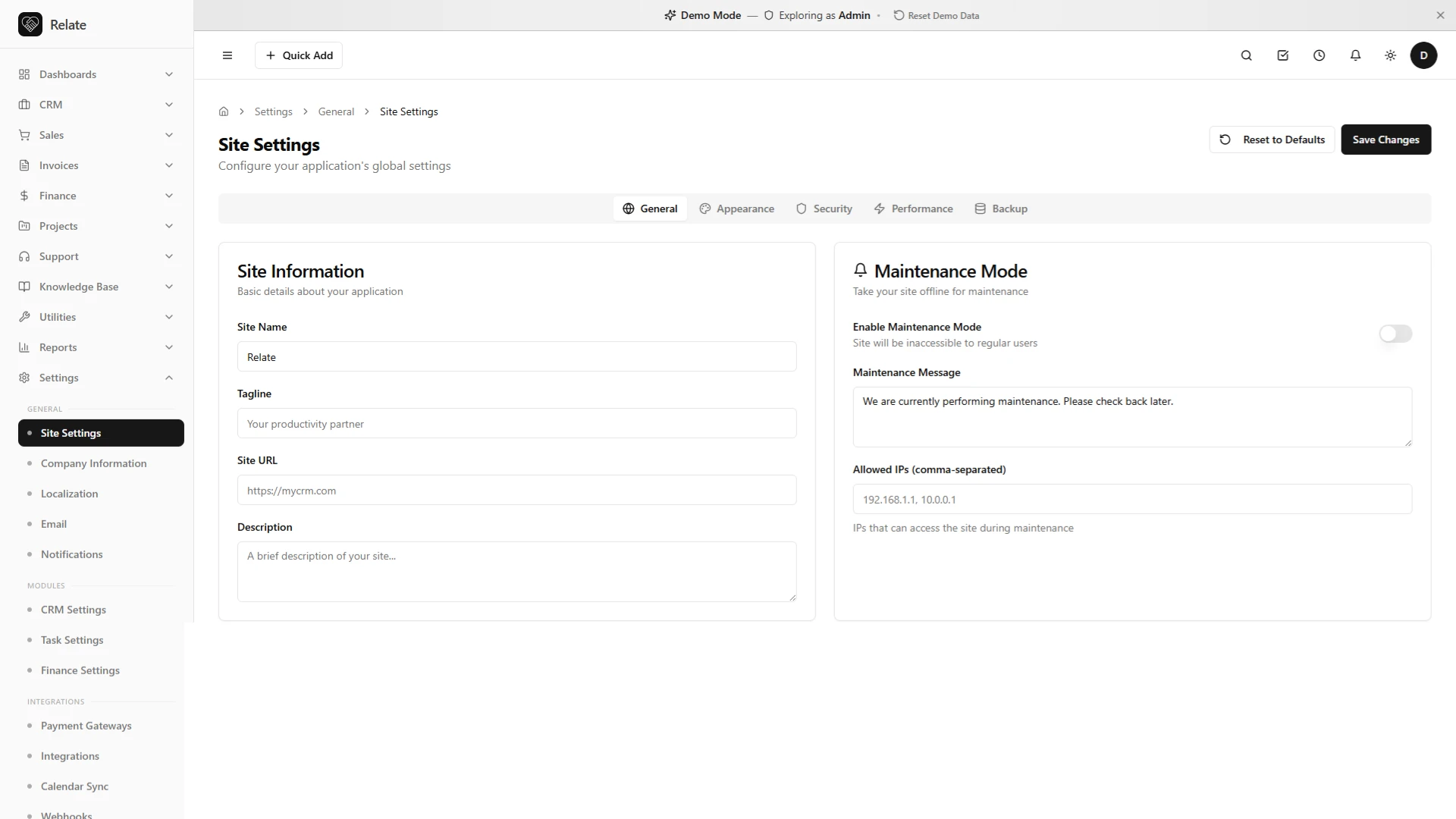 Relate - AI-Powered Complete CRM SaaS Platform