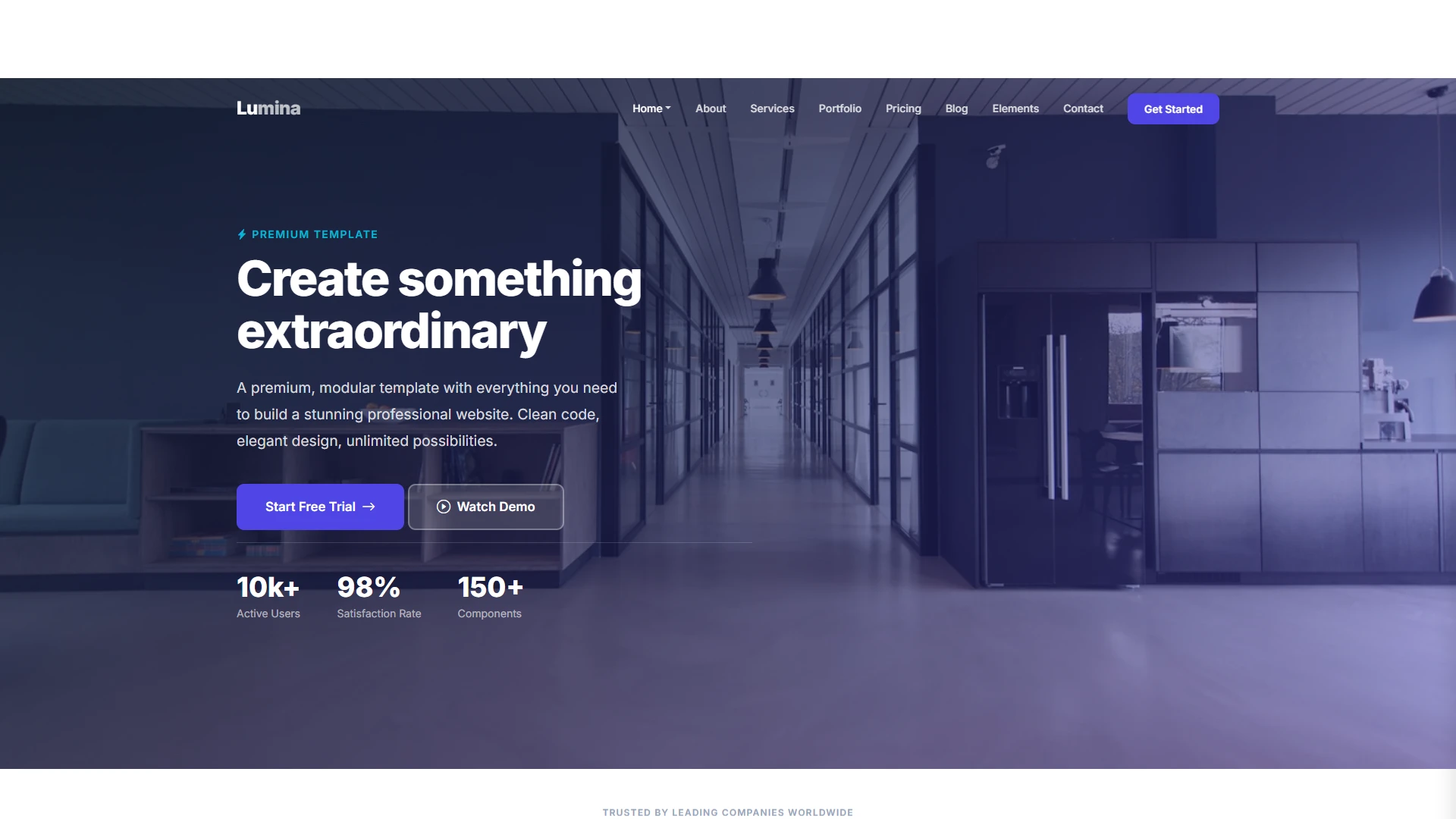 Lumina - Clean and Modular Multi-Page Bootstrap 5 HTML Template