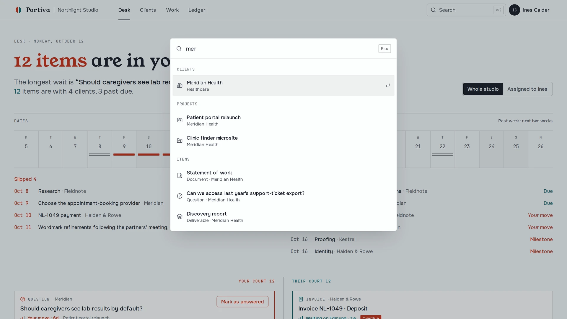 Portiva - Next.js Client Portal & Business Workspace Template