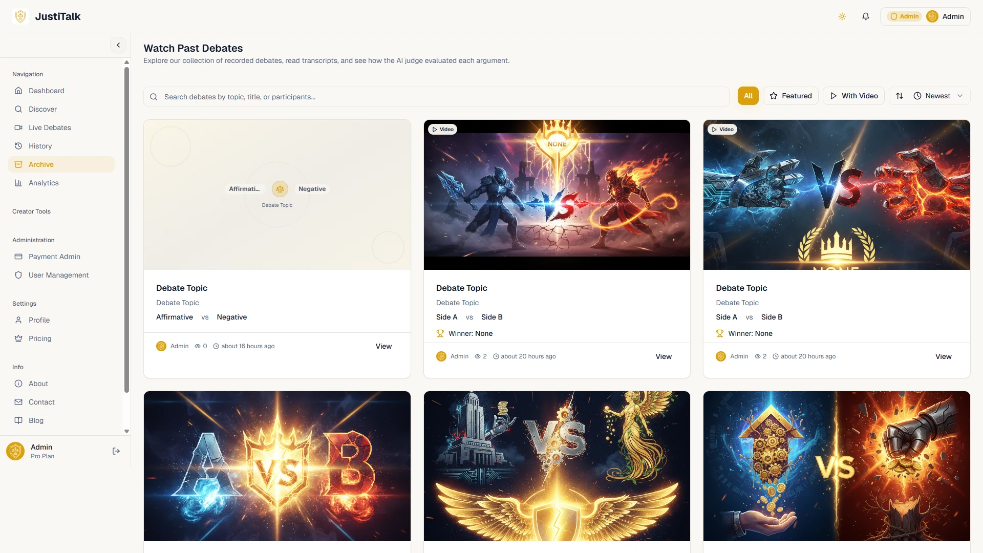 JustiTalk - The Ultimate AI-Powered Debate & Discussion Platform