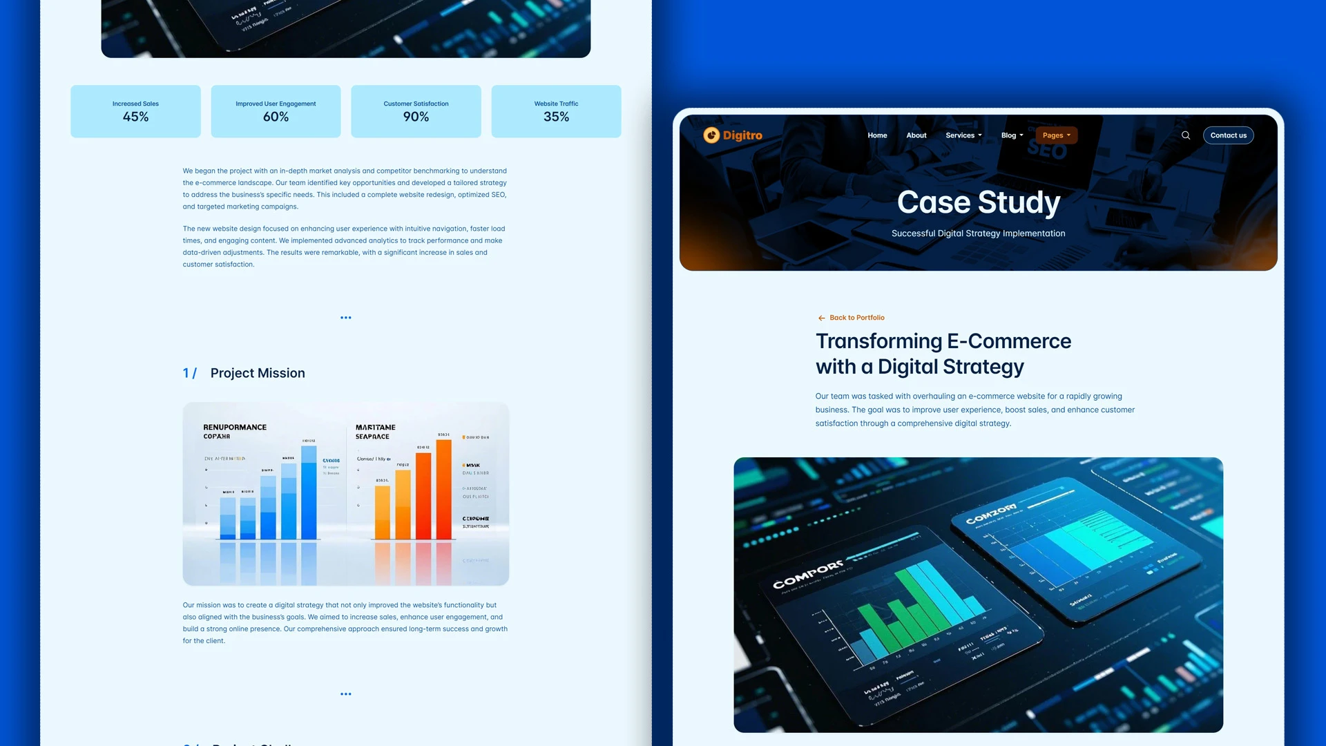 Digitro - Cutting-Edge Digital Marketing Agency HTML Website Template