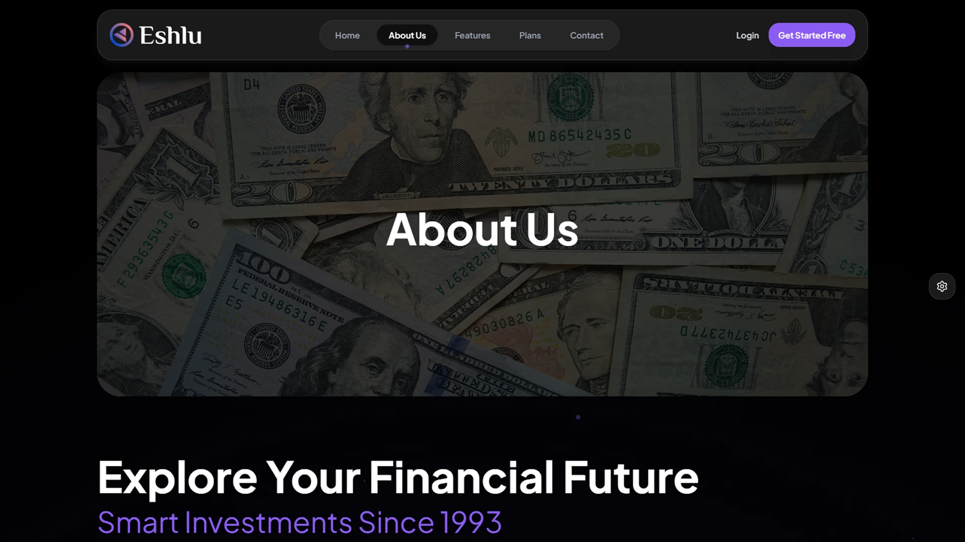 Eshlu - AI Powered Stock Trading and Financial SaaS React Template